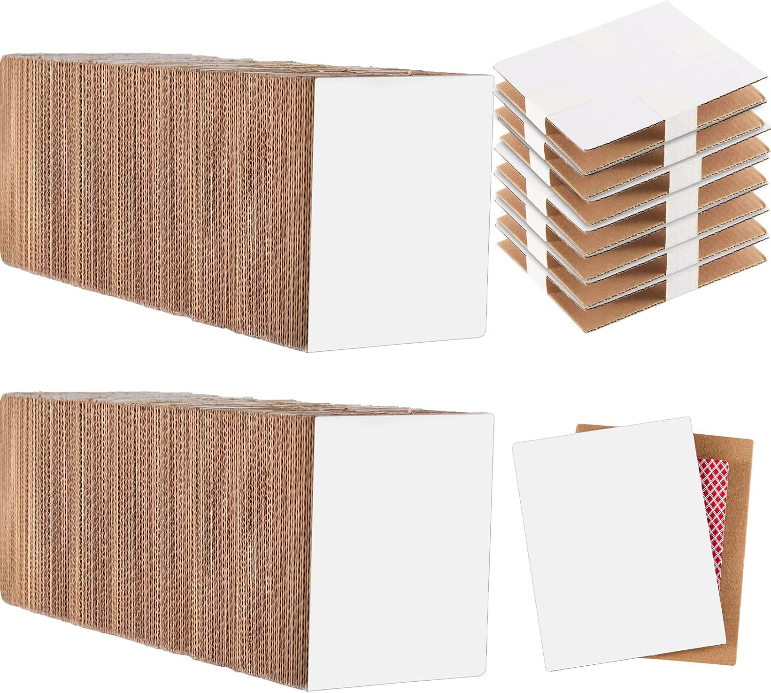 200 Pcs Trading Card Shipping Protectors 4 X 6 Inches Corrugated