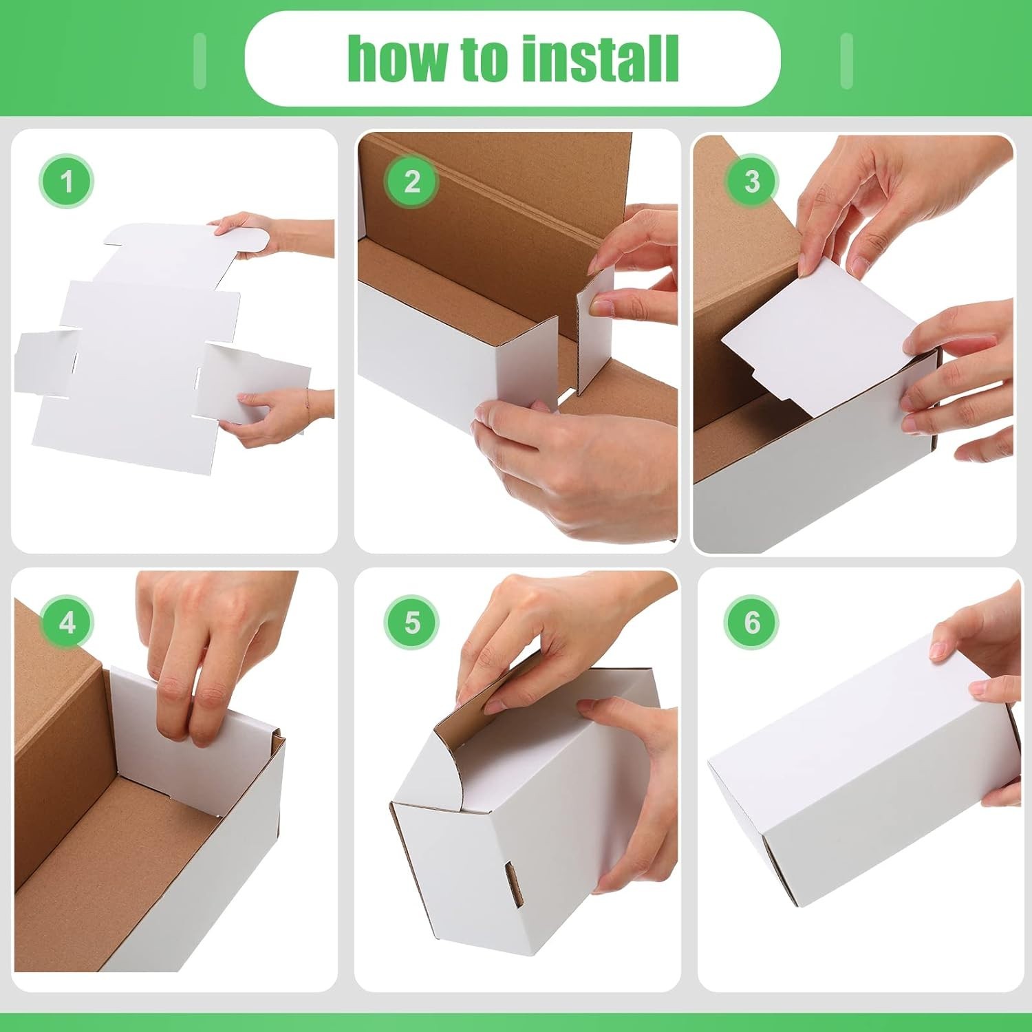 10 Pcs 400 Count Trading Card Storage Boxes Cardboard Baseball Sport Game Holder