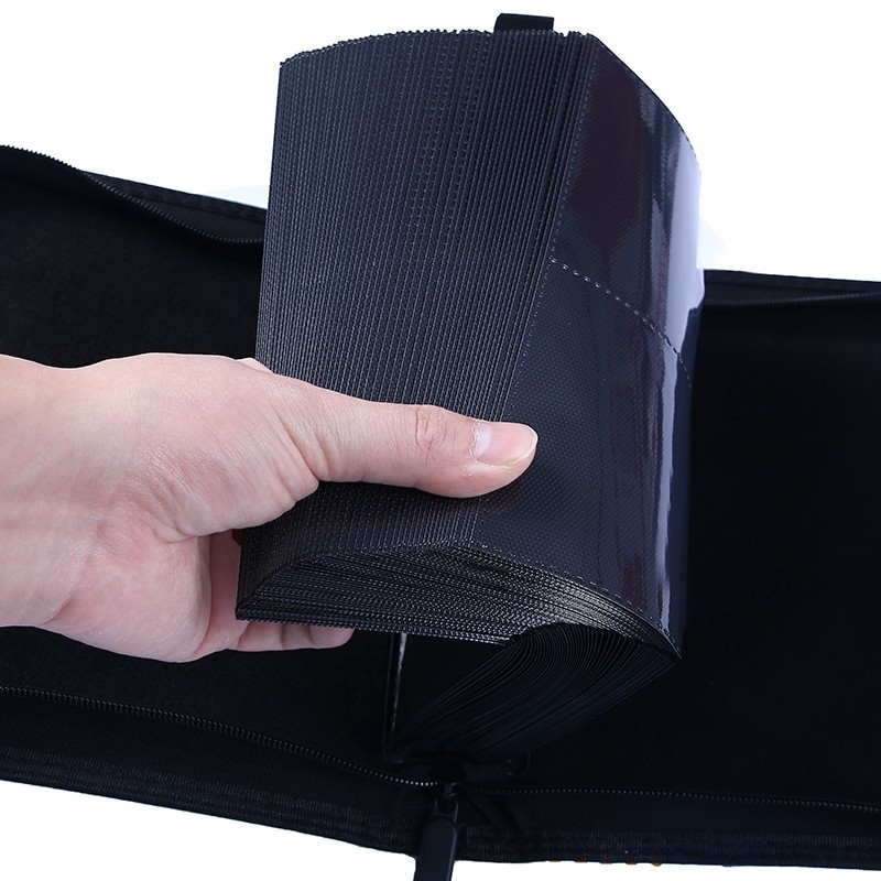 Trading Card Album Binder Protector Pages Sleeves 8 Pocket x 55 Sheets Baseball
