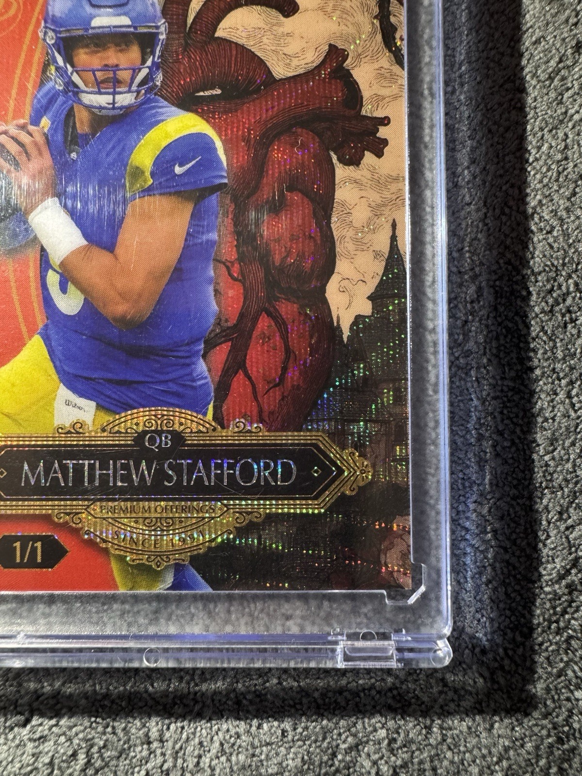 Wild Card 2026 Wild Art Sweet Matthew Stafford 1/1 #SWWAVa1-MS