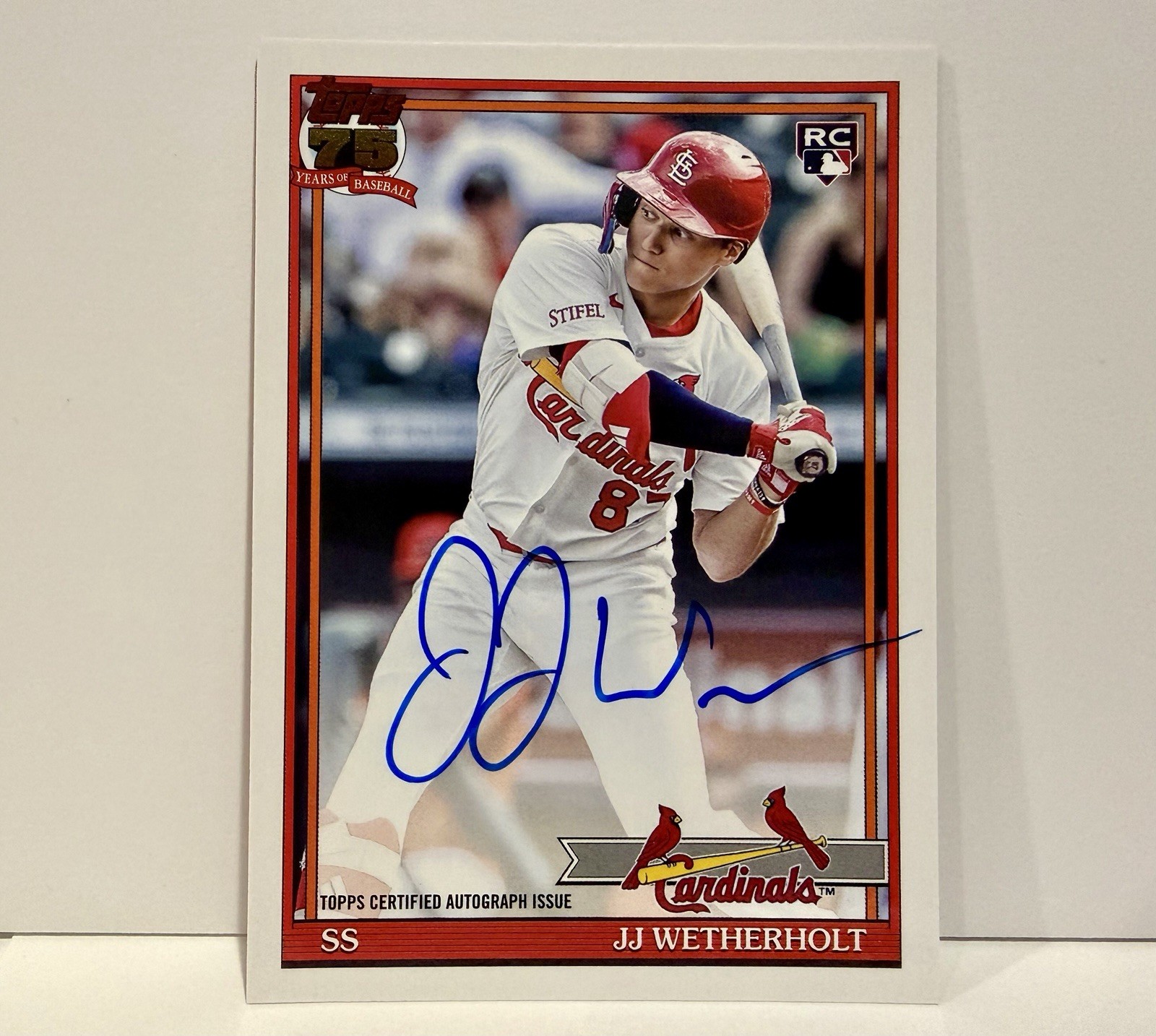JJ Wetherholt On Card Autograph! 2026 Topps Series 2 #BPA-JJW 1991 Topps Rookie