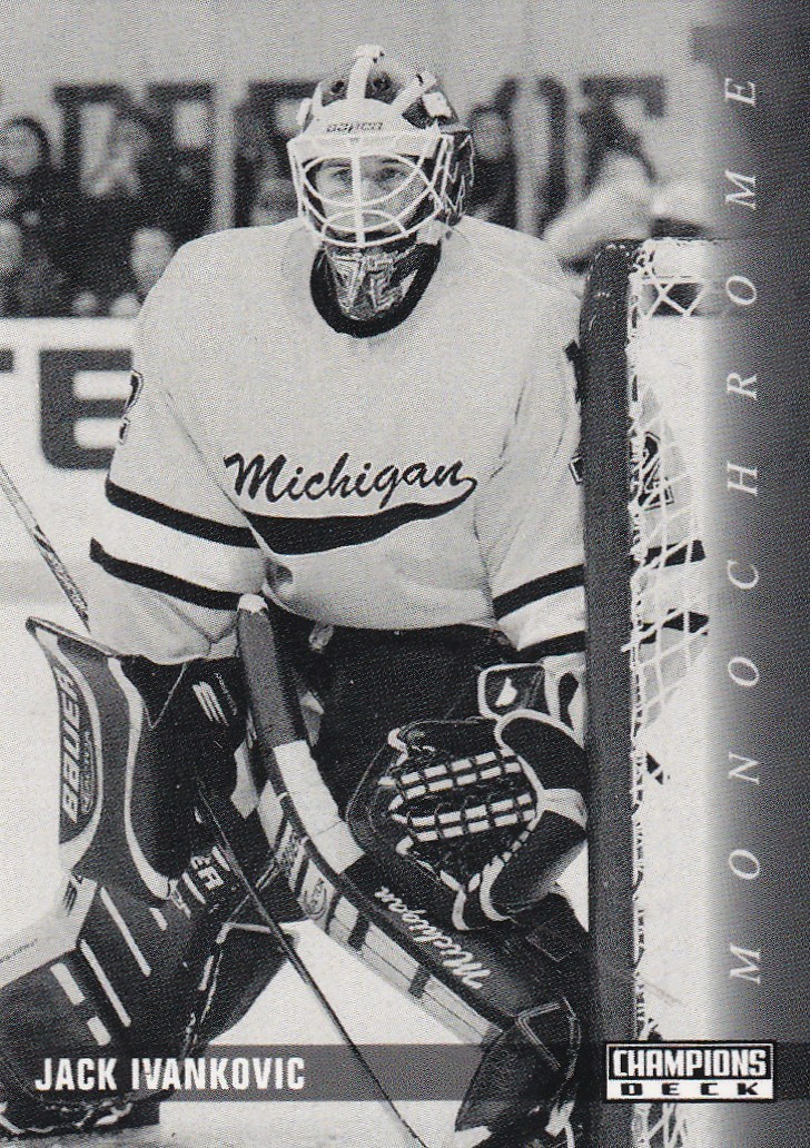 2025-26 Michigan Wolverines Hockey Champions Deck Pick A Card Hage Horcoff