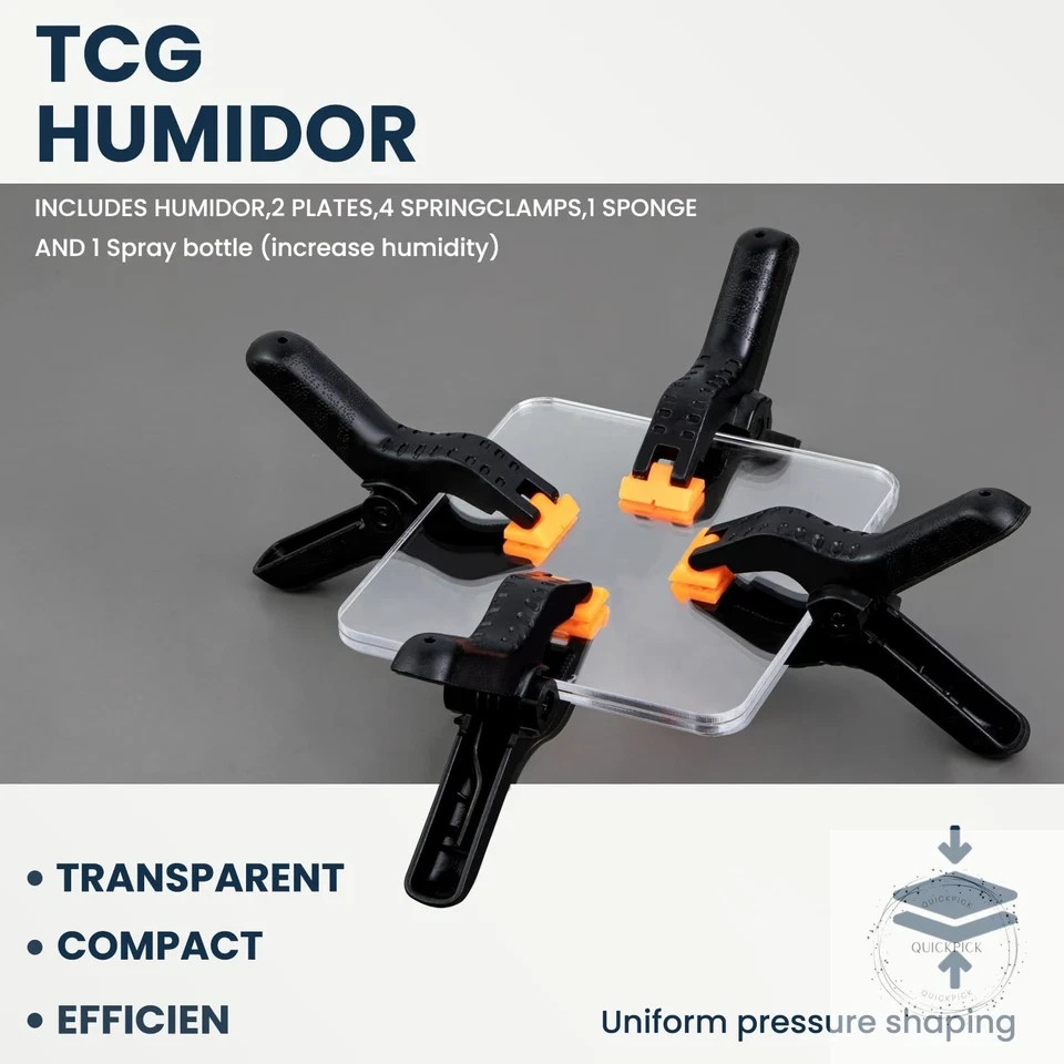 TCG Card Humidor Repair Kit- Trading Card Restoration Tool with Humidity Control