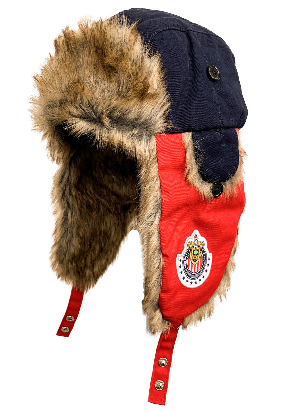 Chivas Trapper Hat – Faux Fur Lined – Icon Sports – Liga MX
