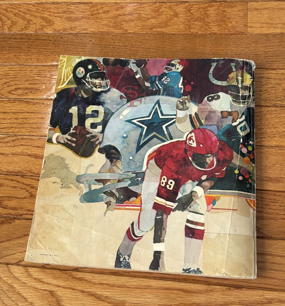Vintage NFL Action 1972 Sunoco Sticker Album with Stickers – 90% Complete 💥