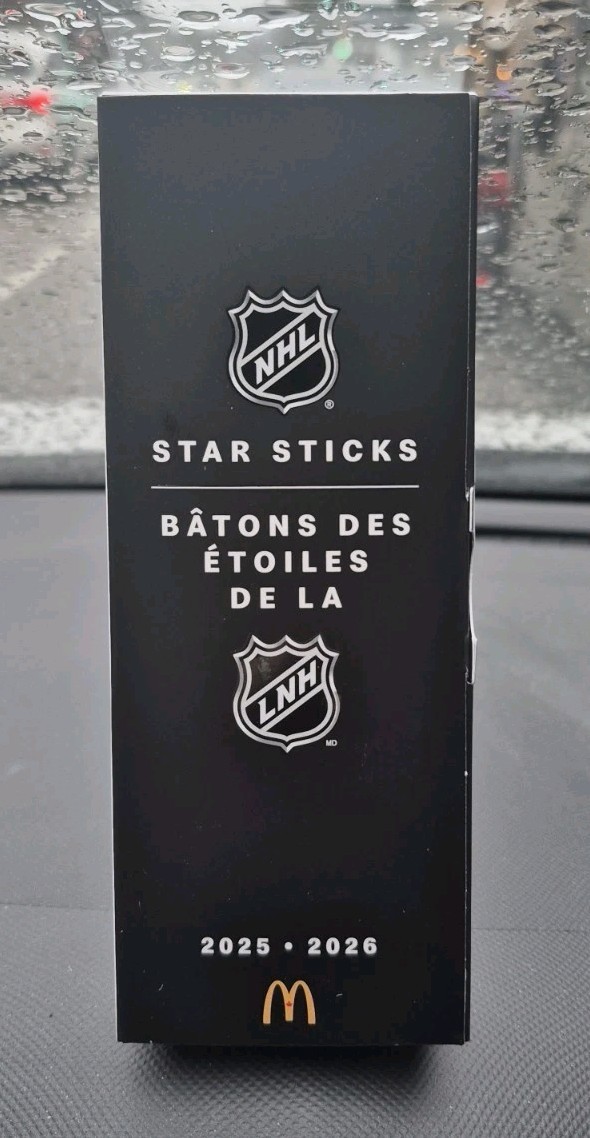 Quinn Hughes Mcdonald’s Star Sticks 2025-2026 Mini Sticks Wild Minnesota
