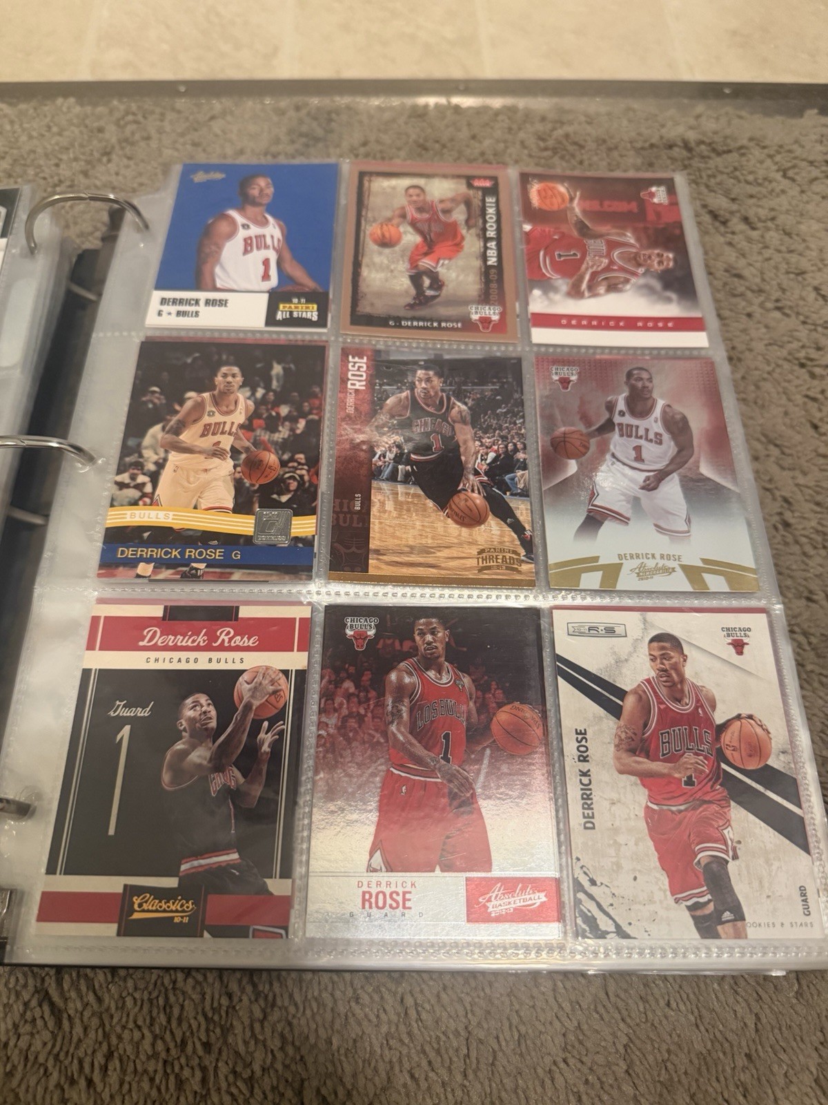 Sport Cards Binder NFL, And Nba Rare And Great Condition