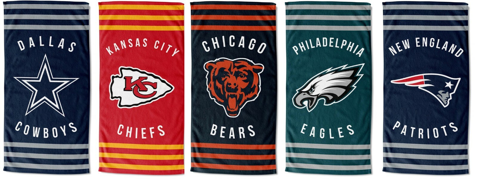 30 x 60 Striped beach towel – NFL – Pick Your Team – NFL FOOTBALL Beach towel