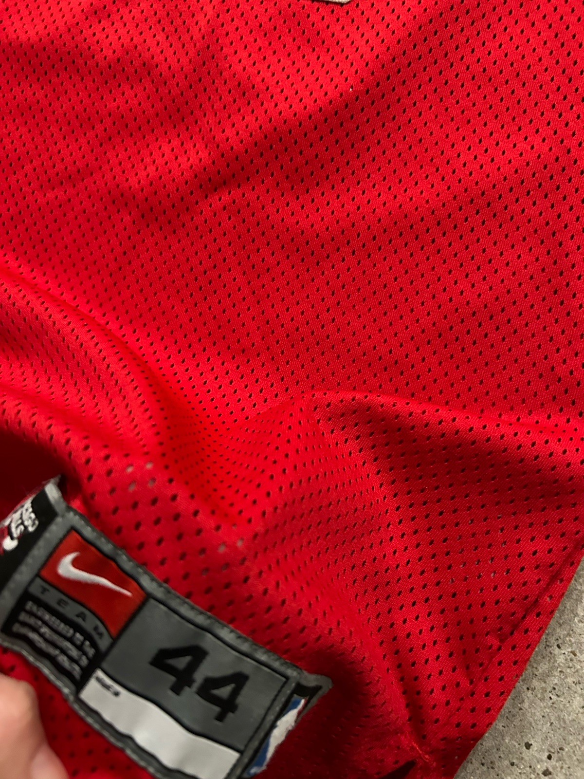 Michael Jordan Chicago Bulls Vintage Retro Authentic Nike NBA Jersey Size 44