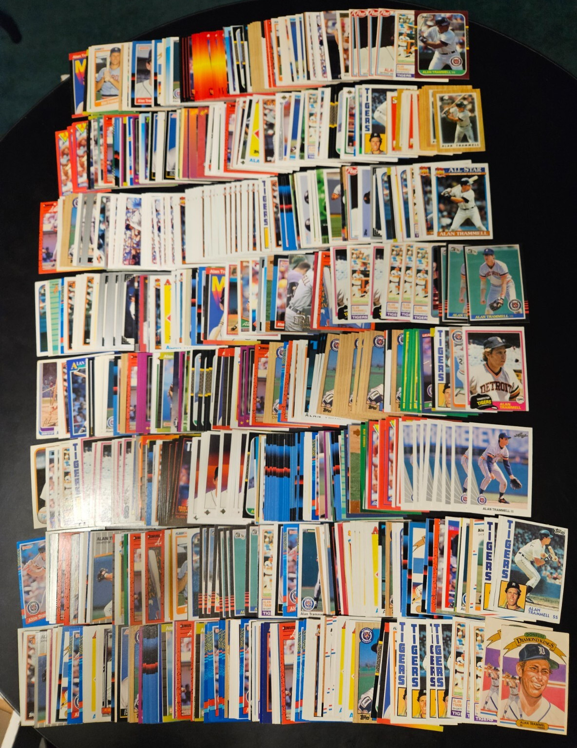 Huge HOF Player Lot of 800 Alan Trammell Cards – Inserts, Base, Parallels
