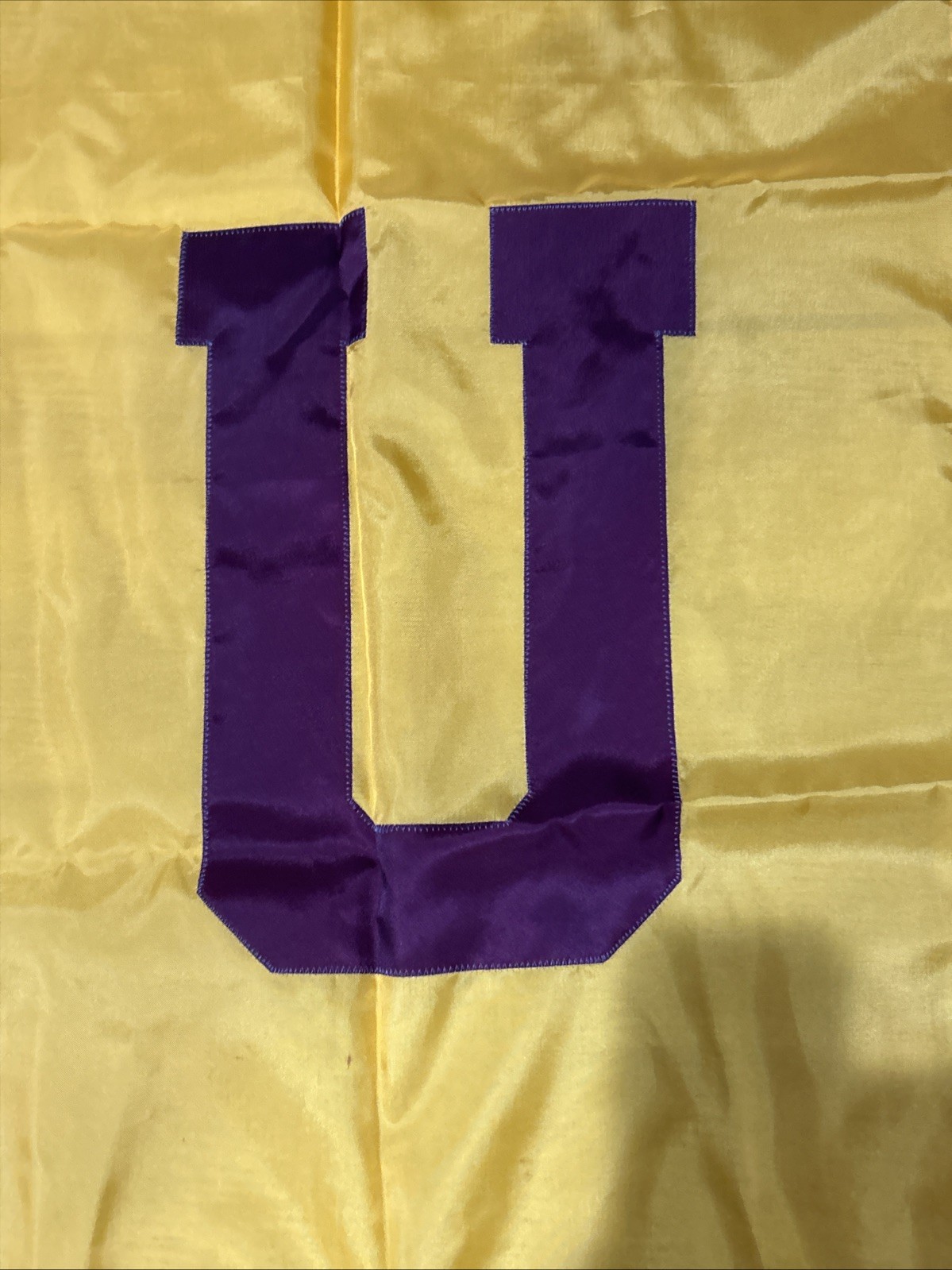 Vintage Arizona State Sun Devils Gold ASU 4 ft 7 In X 2 ft 11.5” Flag