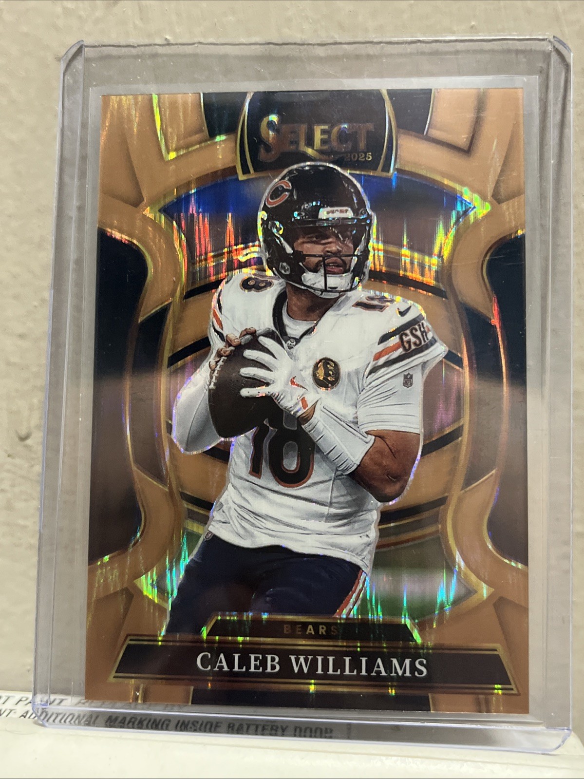 2025 Panini Select – Concourse Caleb Williams #73 Copper Shock Prizm /899