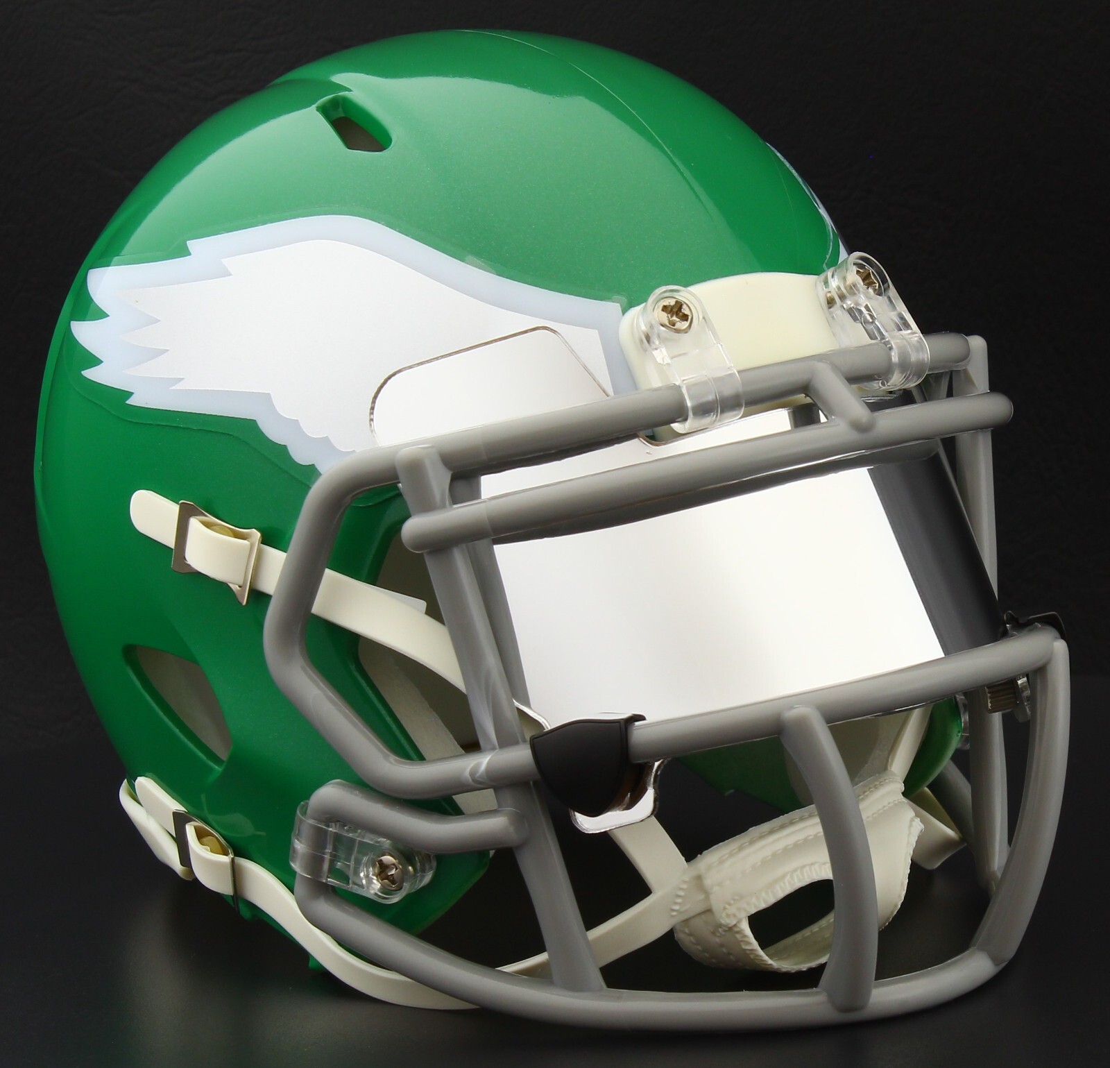 PHILADELPHIA EAGLES NFL Riddell SPEED Mini Football Helmet w/ EYE SHIELD VISOR