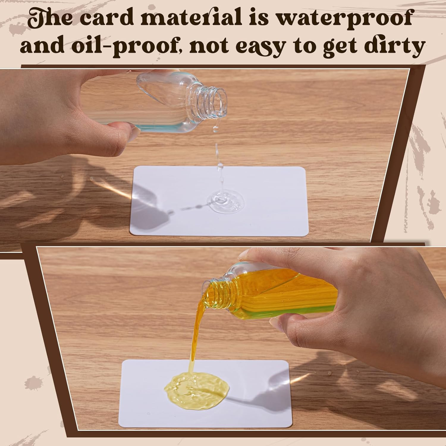 100 Pieces Tall Trading Card Dividers, Plastic 2.7 X 4.2 Inch