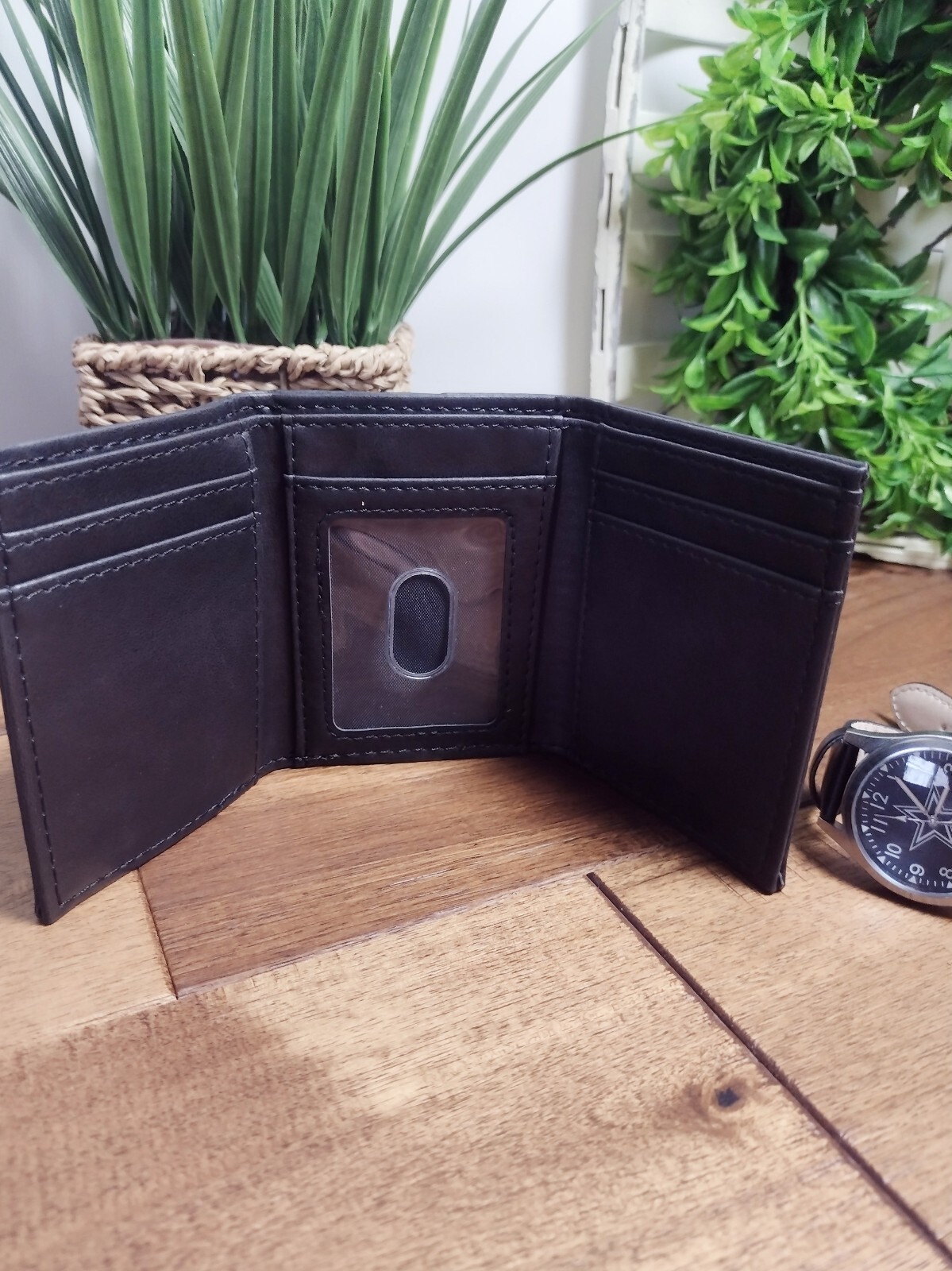 Dallas Cowboys – NFL – Black Watch & Wallet Gift Set – Free Shipping