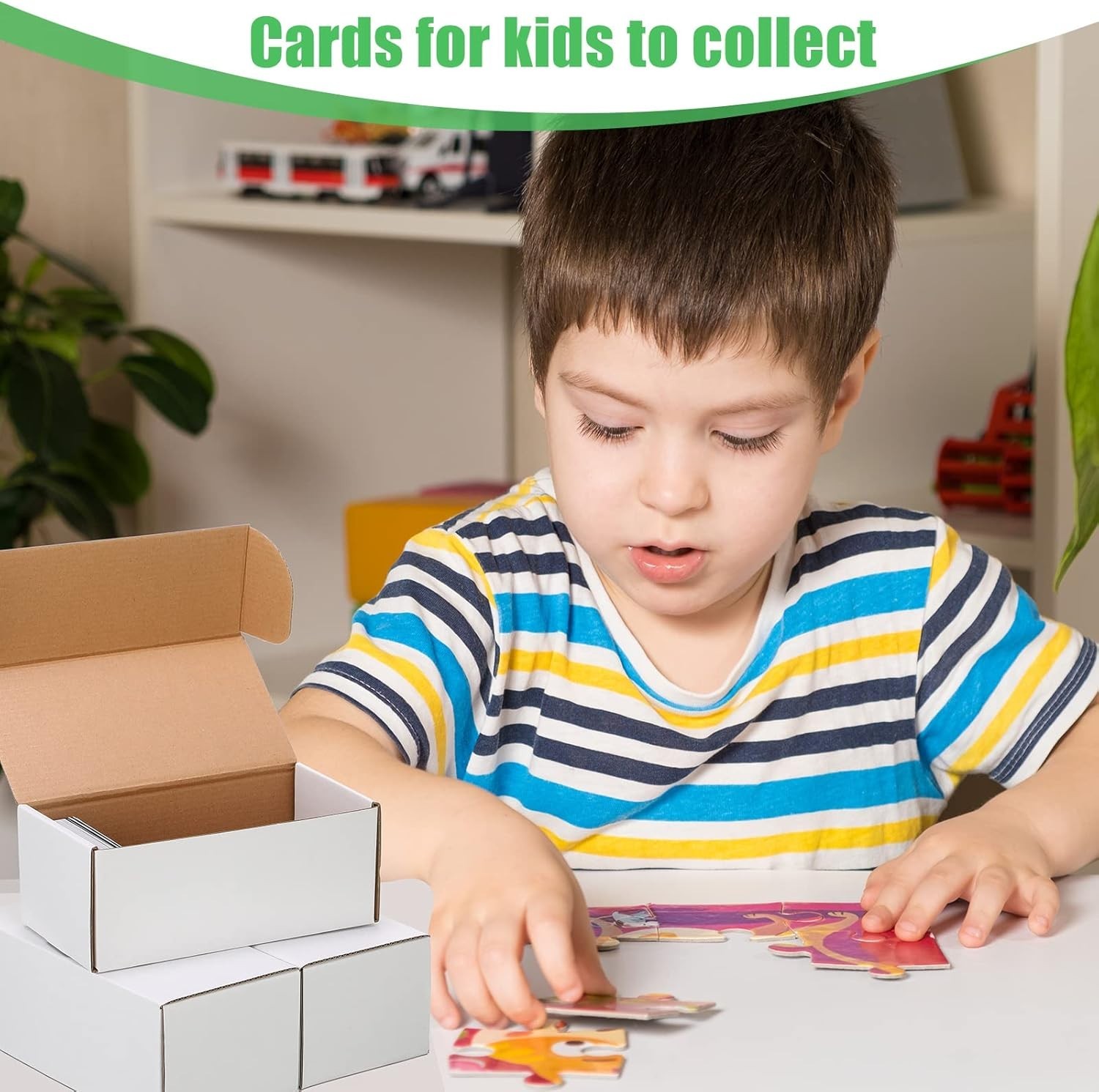 10 Pcs 400 Count Trading Card Storage Boxes Cardboard Baseball Sport Game Holder
