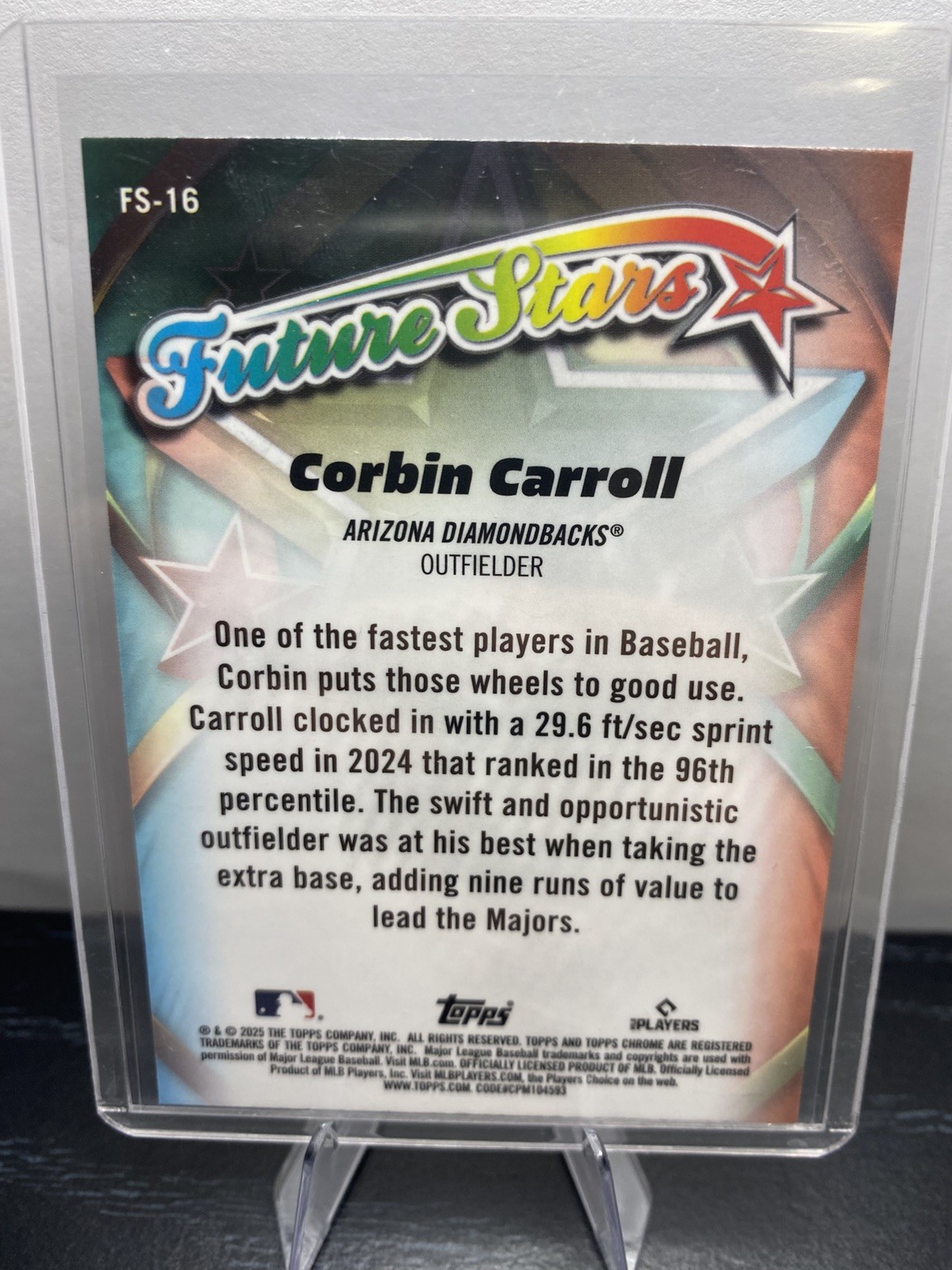 Jackson Holiday 2025 Topps Chrome FS-1 Future Stars Baltimore Orioles