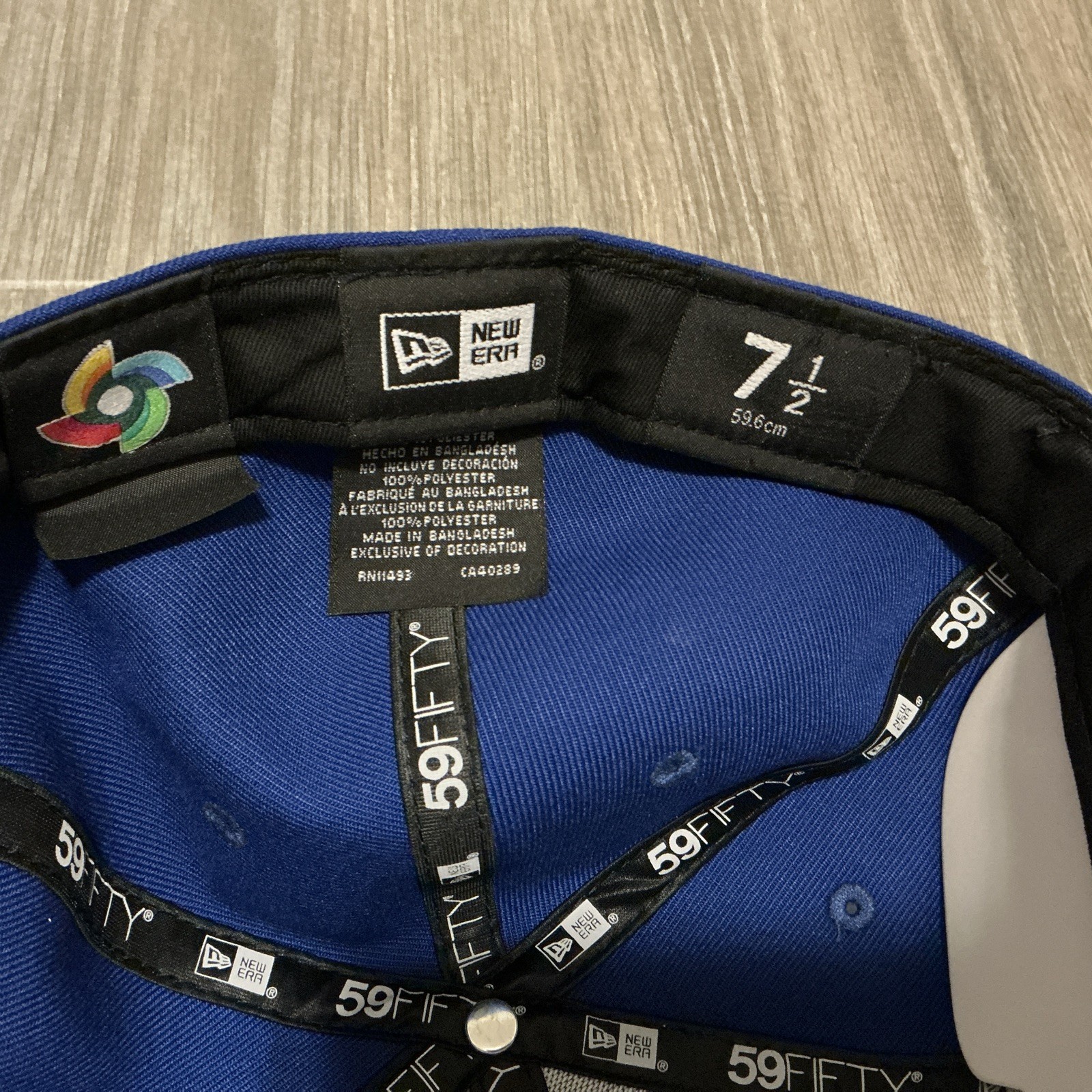 New Era Nicaragua World Baseball Classic 2026 59FIFTY Hat Men’s Size: 7 1/2