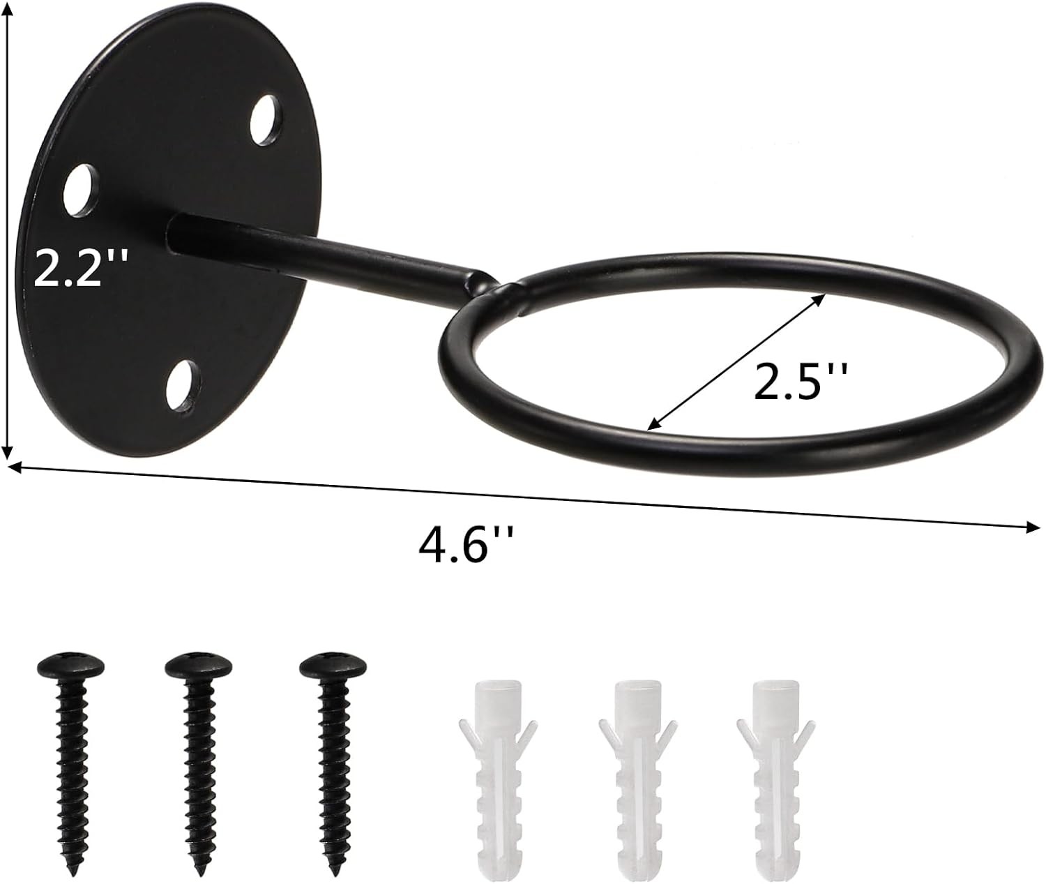 6 PCS Baseball Display Wall Holder, Wall Mount Baseball Memorabilia Stand, Sturd