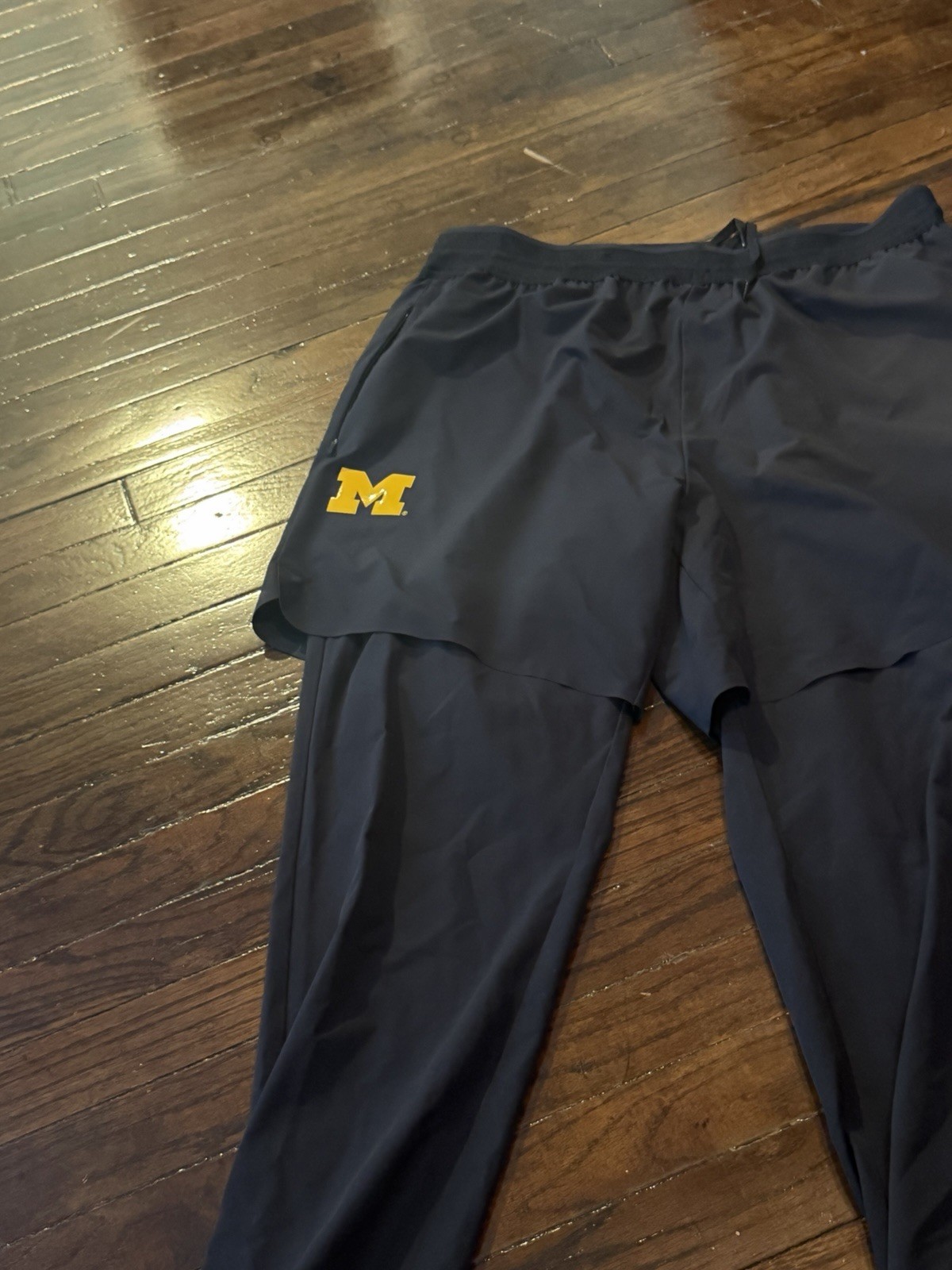 PLAYER EXCLUSIVE Michigan Wolverines X PSNY Jordan Sweatpants Size Large RARE