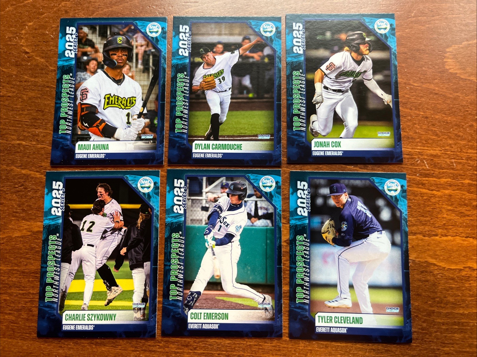 2025 NORTHWEST LEAGUE PROSPECTS SET #2 SEALED 25 CARDS YESAVAGE AHUNA EMERSON