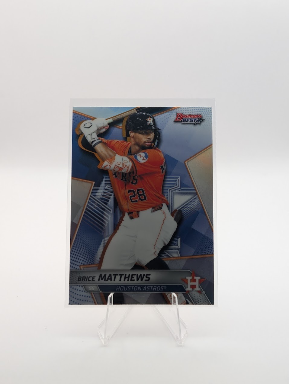 2025 Bowman’s Best Brice Matthews Top Prospects Refractor #TP-18 Astros