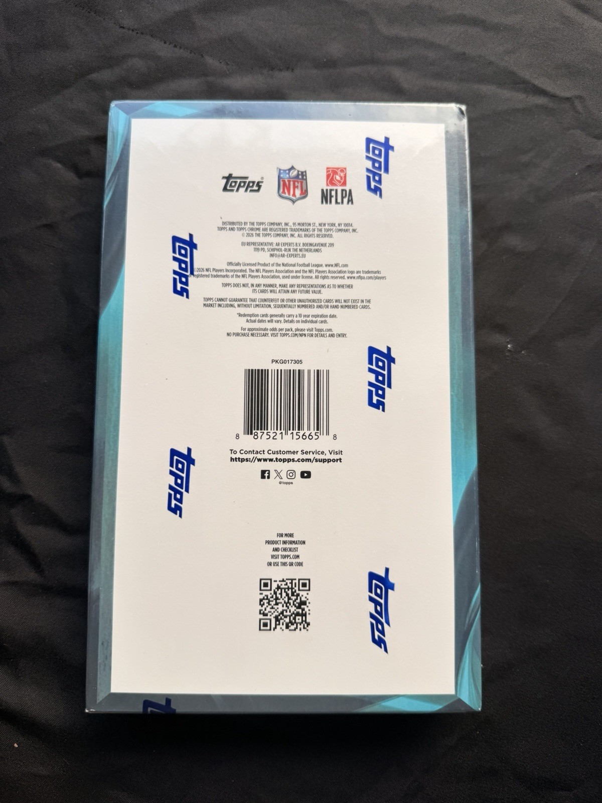 2025 Topps Chrome NFL Football Hobby Box – Brand New Sealed