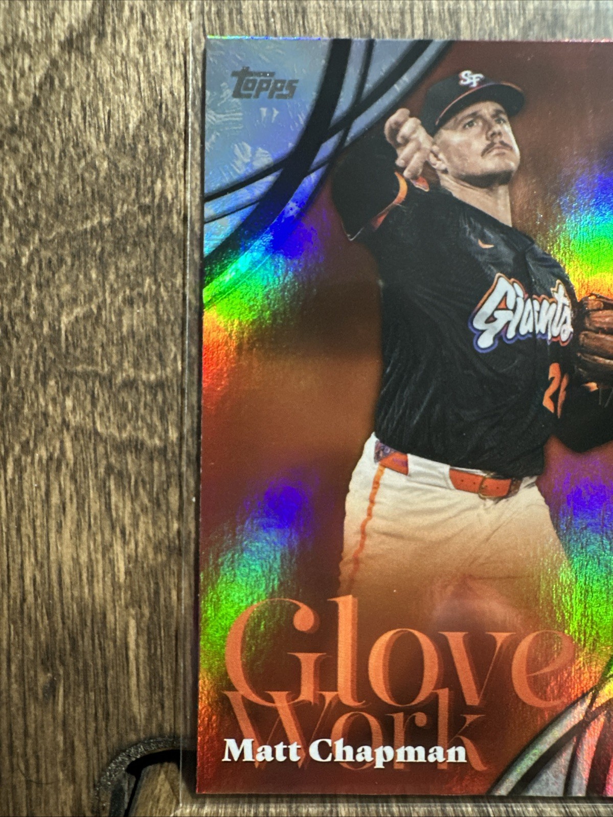 2026 Topps Series 2 Matt Chapman Glove Work #GW-19 San Francisco Giants