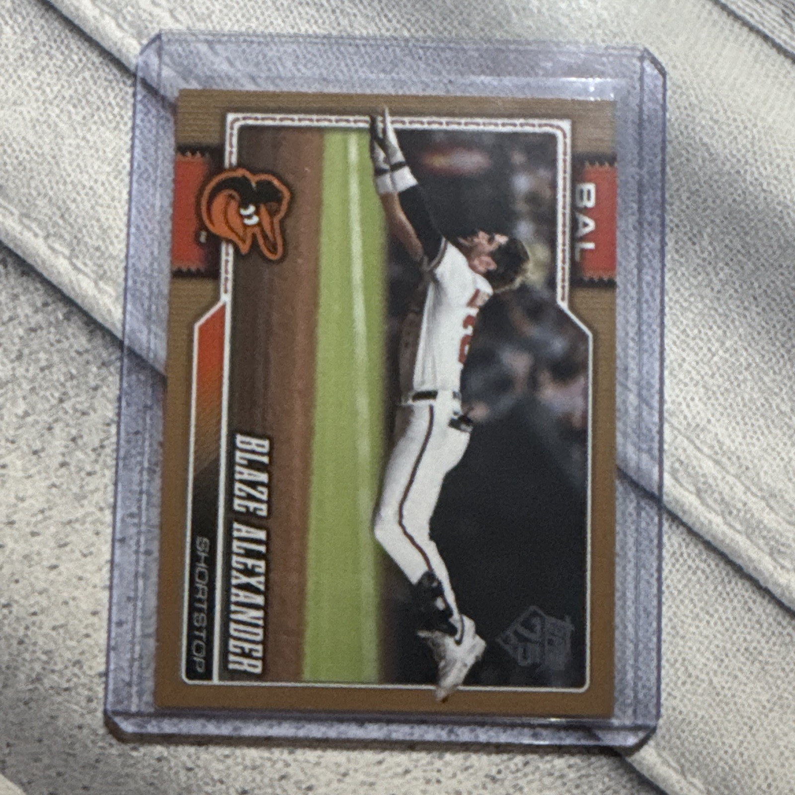 Topps 2026 Blaze Alexander Orioles #515 Gold Boarder Serial Numbered 0001/2026