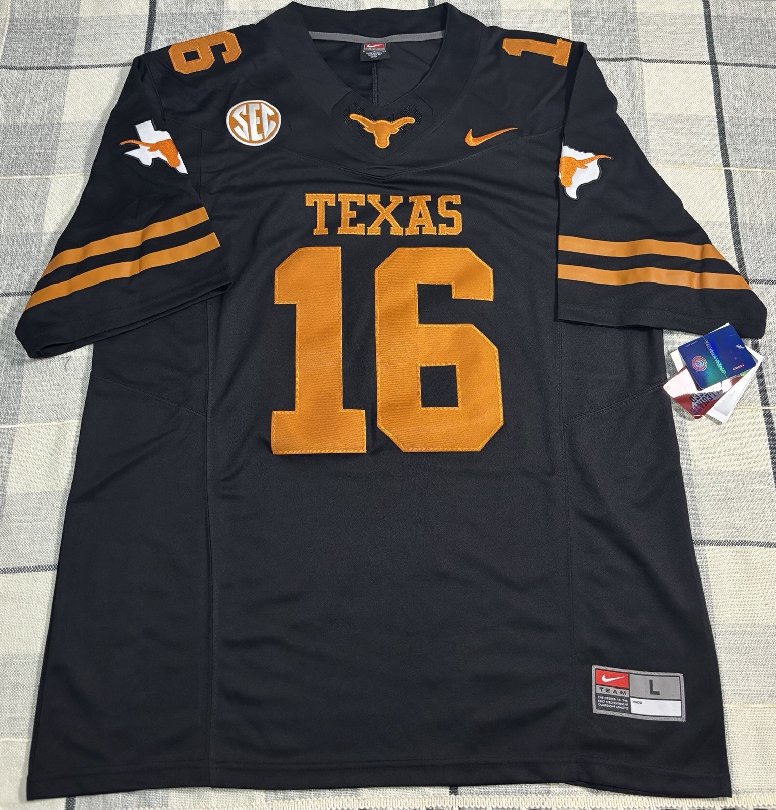 Arch Manning Texas Longhorns Jersey Men’s Size! Ships same day!