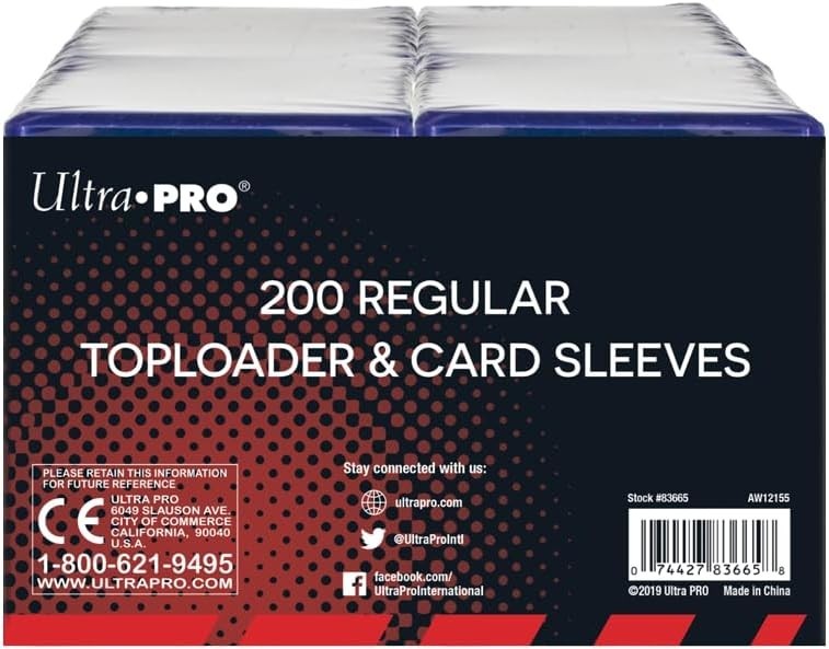 Top Quality 3″ x 4″ Clear Card Sleeves – 200ct for Safe Storage & Display