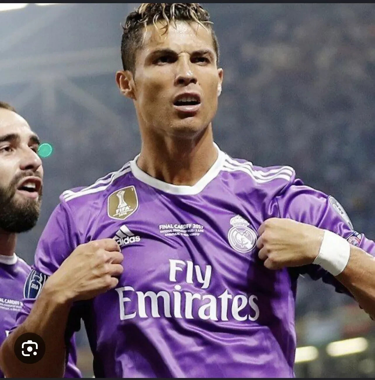 Ronaldo T-Shirt #7 Real Madrid 2016-2017 UEFA Ronaldo Short Sleeve