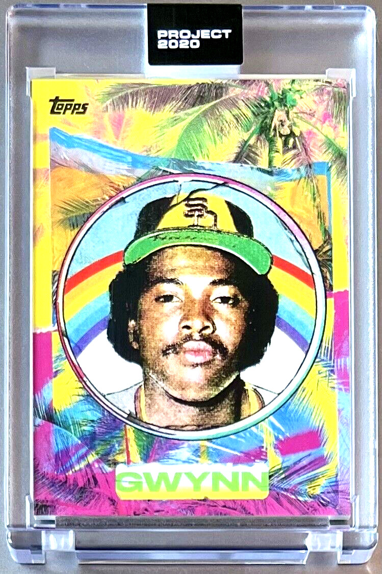 TOPPS PROJECT 2020 #366 TONY GWYNN HOF by TYSON BECK 1983 PADRES * FREE SHIPPING