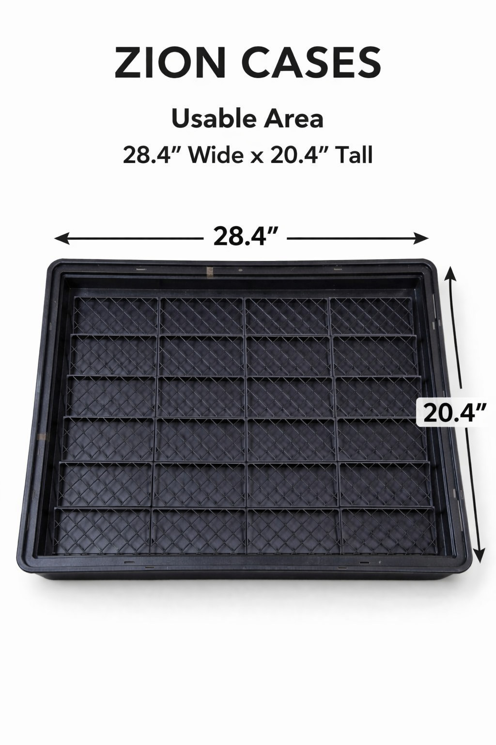 Display Case Card Riser Stands – Zion Case – 24 Risers