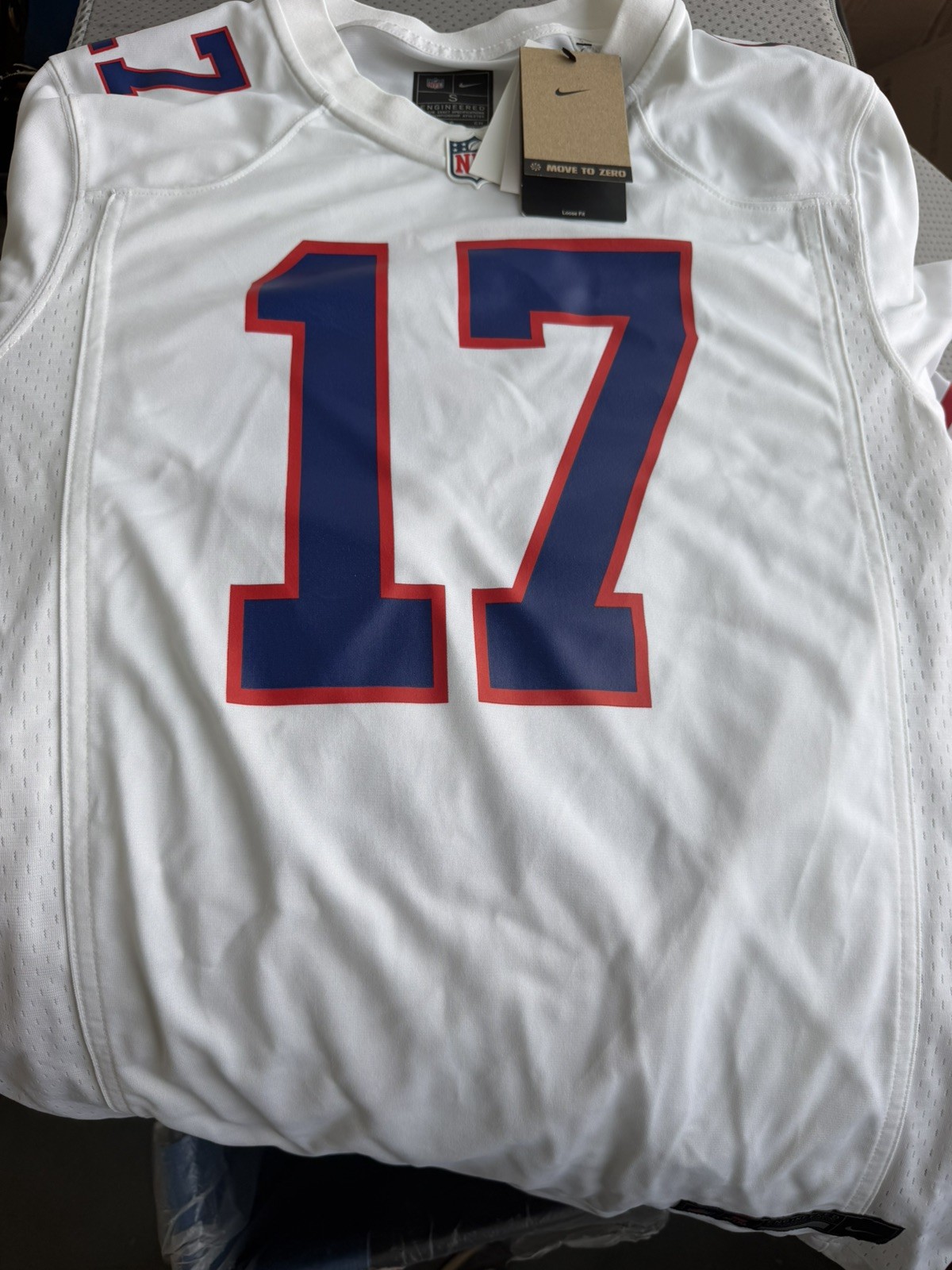 Josh Allen Buffalo Bills Nike Alternate Game Player Jersey – White SIZE S
