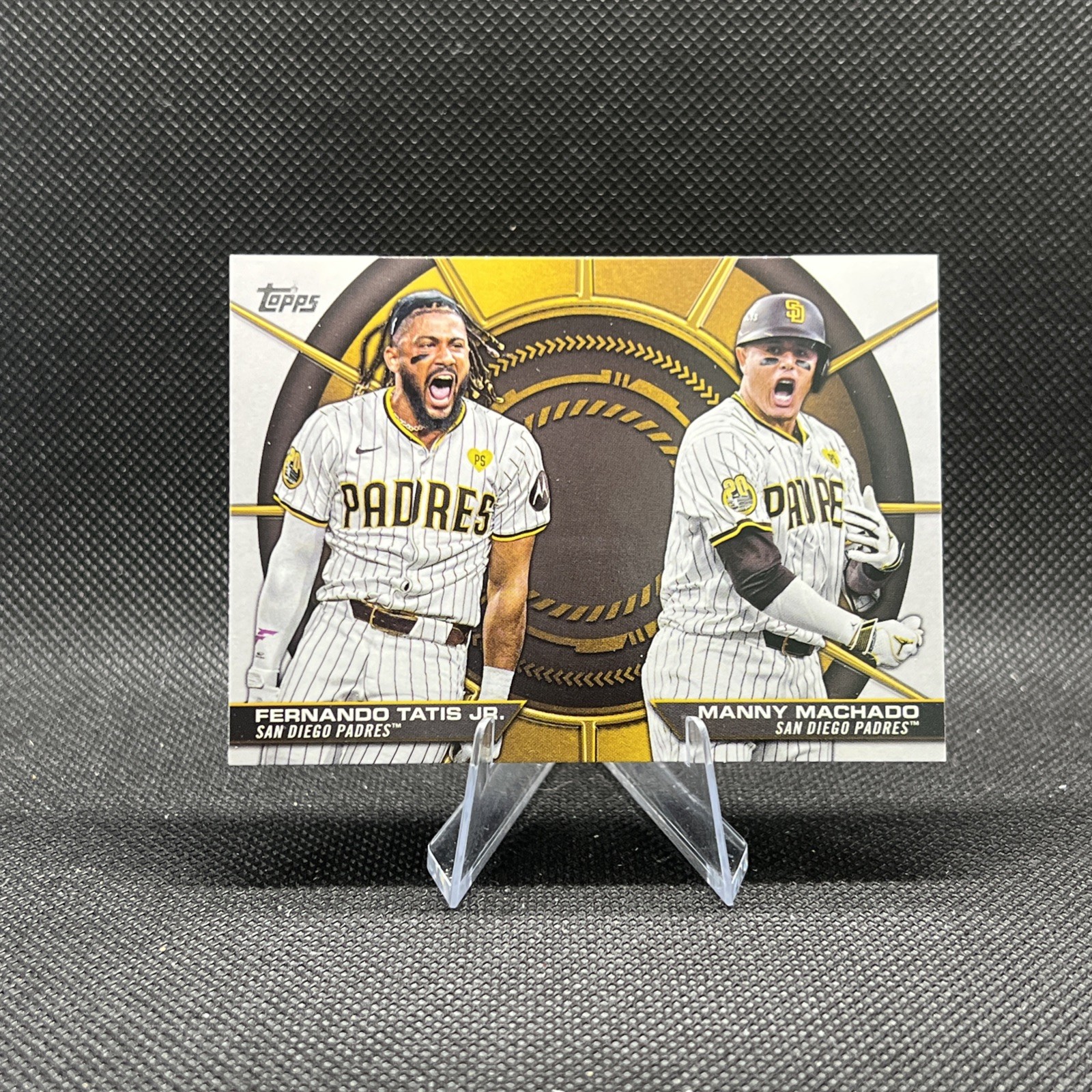 2025 Topps Series 2 Dynamic Duos #DD-9 Fernando Tatis Jr. Manny Machado Padres