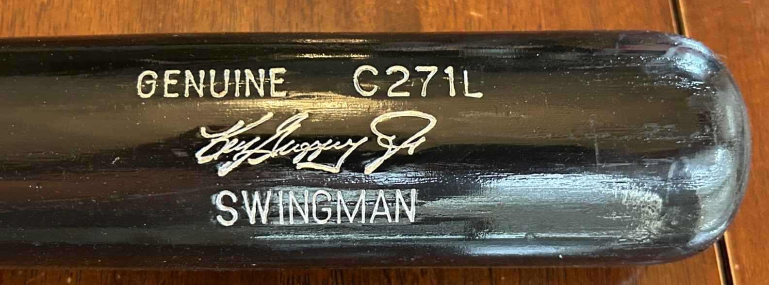 Ken Griffey Jr. game model bat Season C271L Swingman Powerized HOF Get it SIGNED