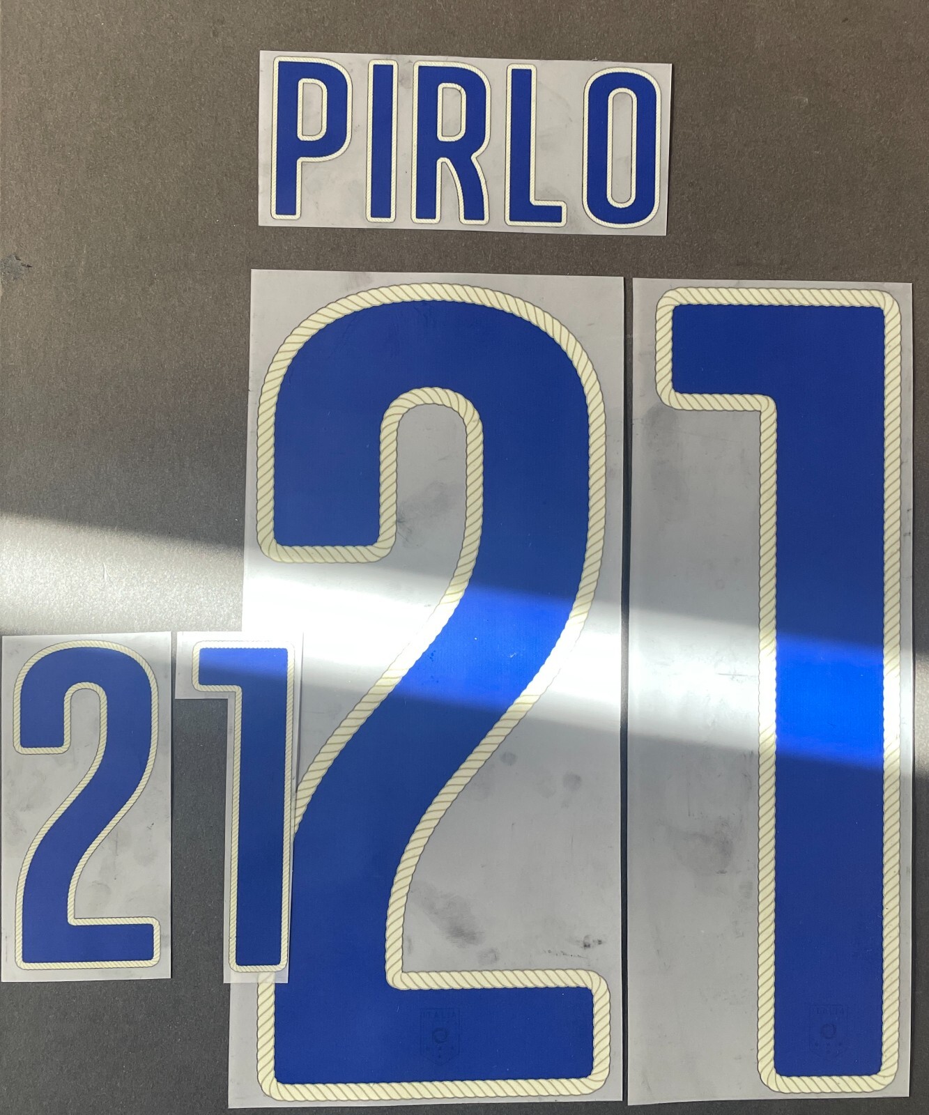 Name&Number Set For Italy World Cup 2014 Home/Away Football National Soccer