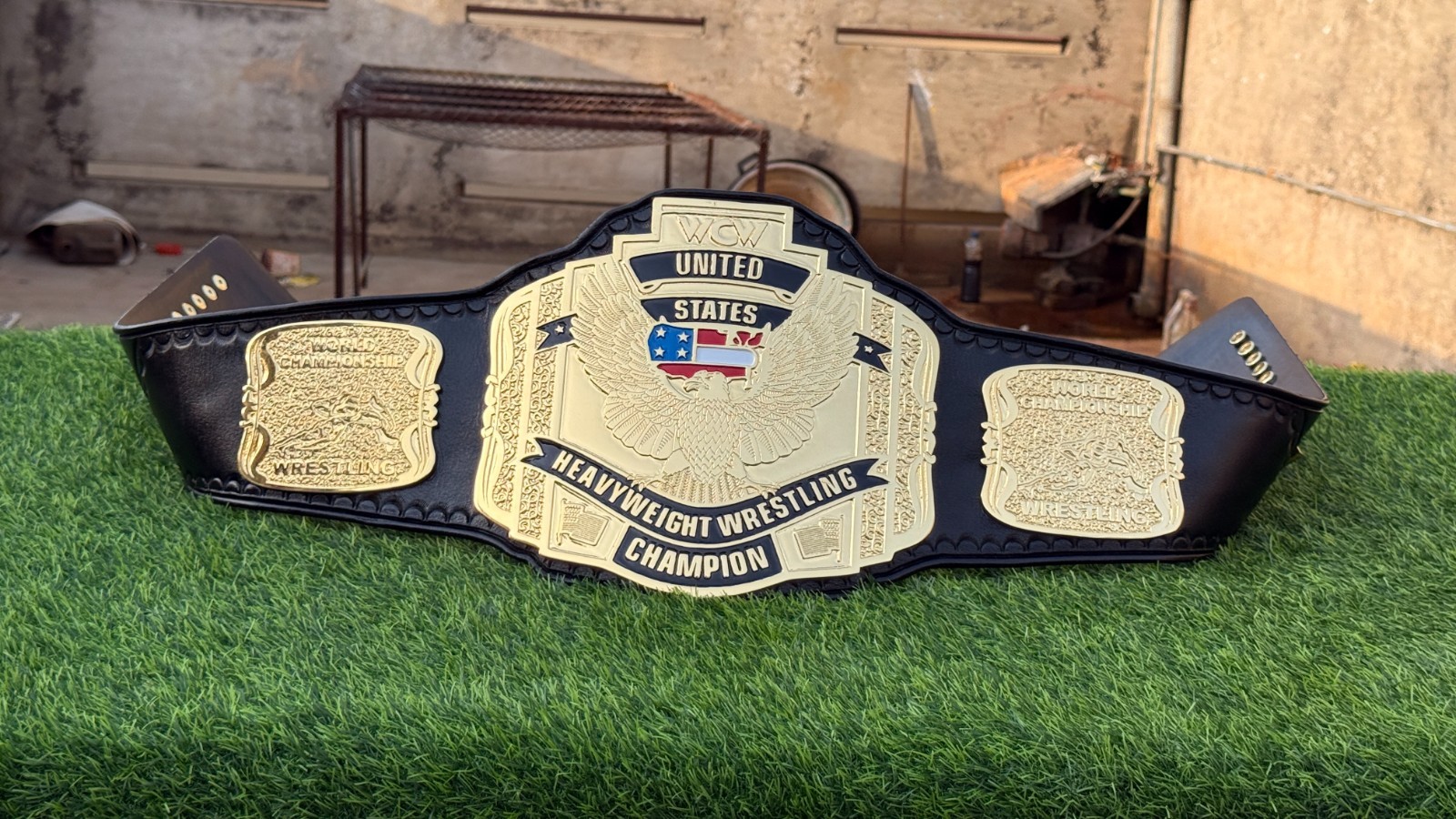 US 3 Plates With Logo Zinc Plates 24K Gold