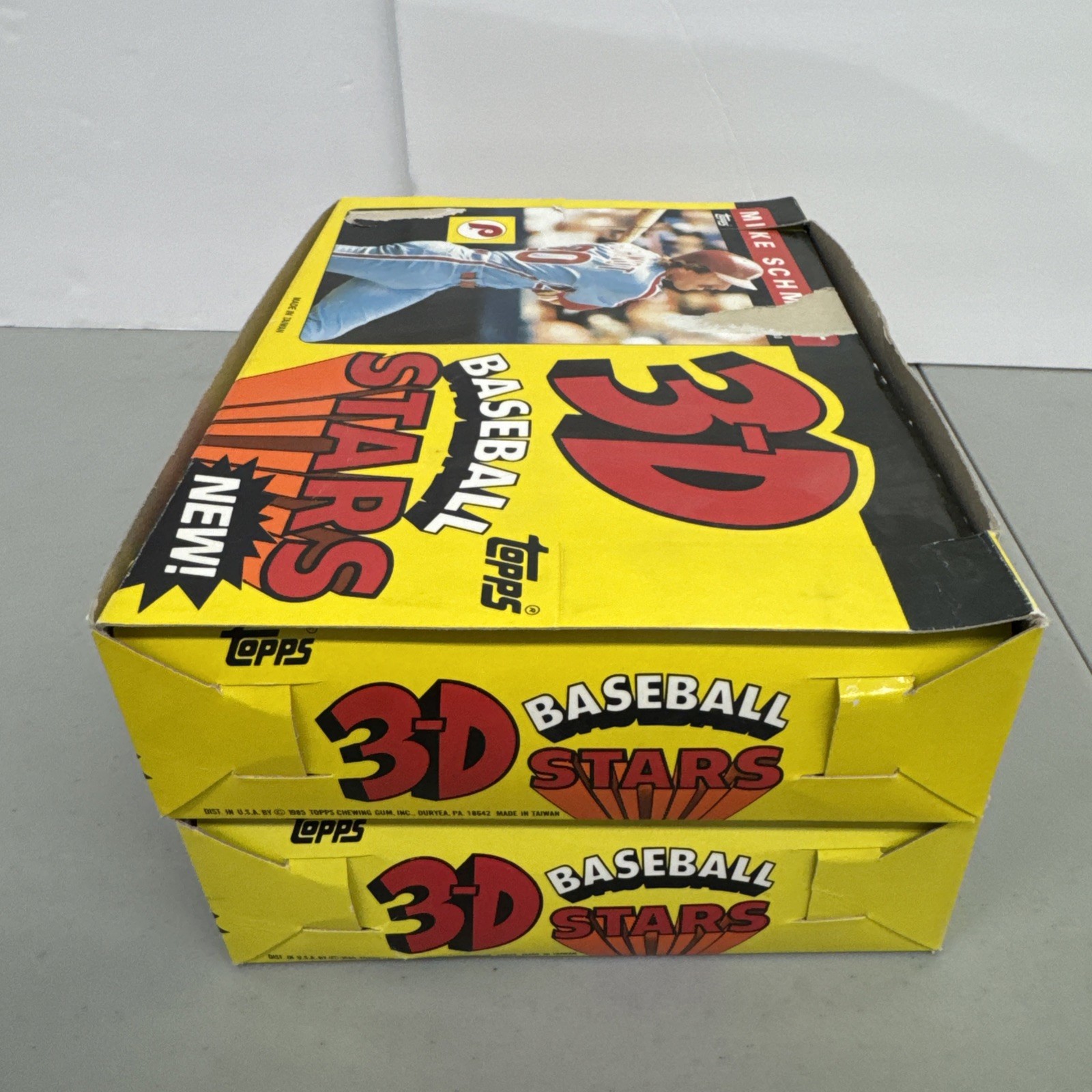 1985 Topps 3D 3-D Baseball Stars Near Complete Set W/ 2 Boxes 51 Cards Total