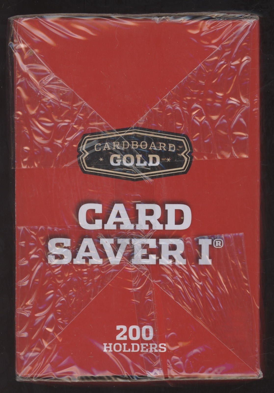 CBG Cardboard Gold CARD SAVER 1 I Clear Plastic Holder 200 COUNT BOX PSA BGS sub
