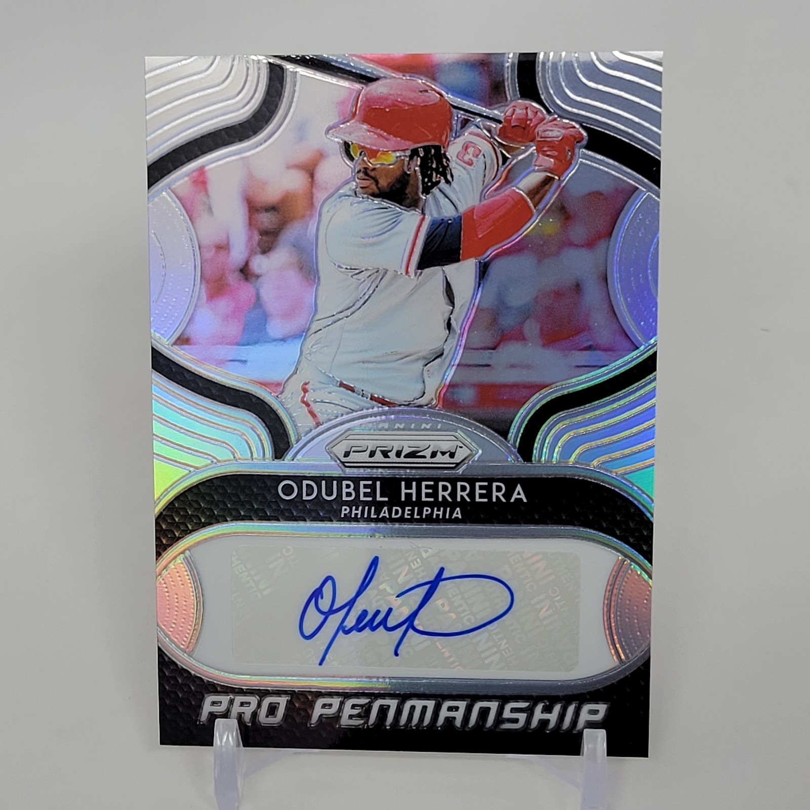 2019 Panini Prizm Pro Penmanship #23 Odubel Herrera Auto Autograph Signed