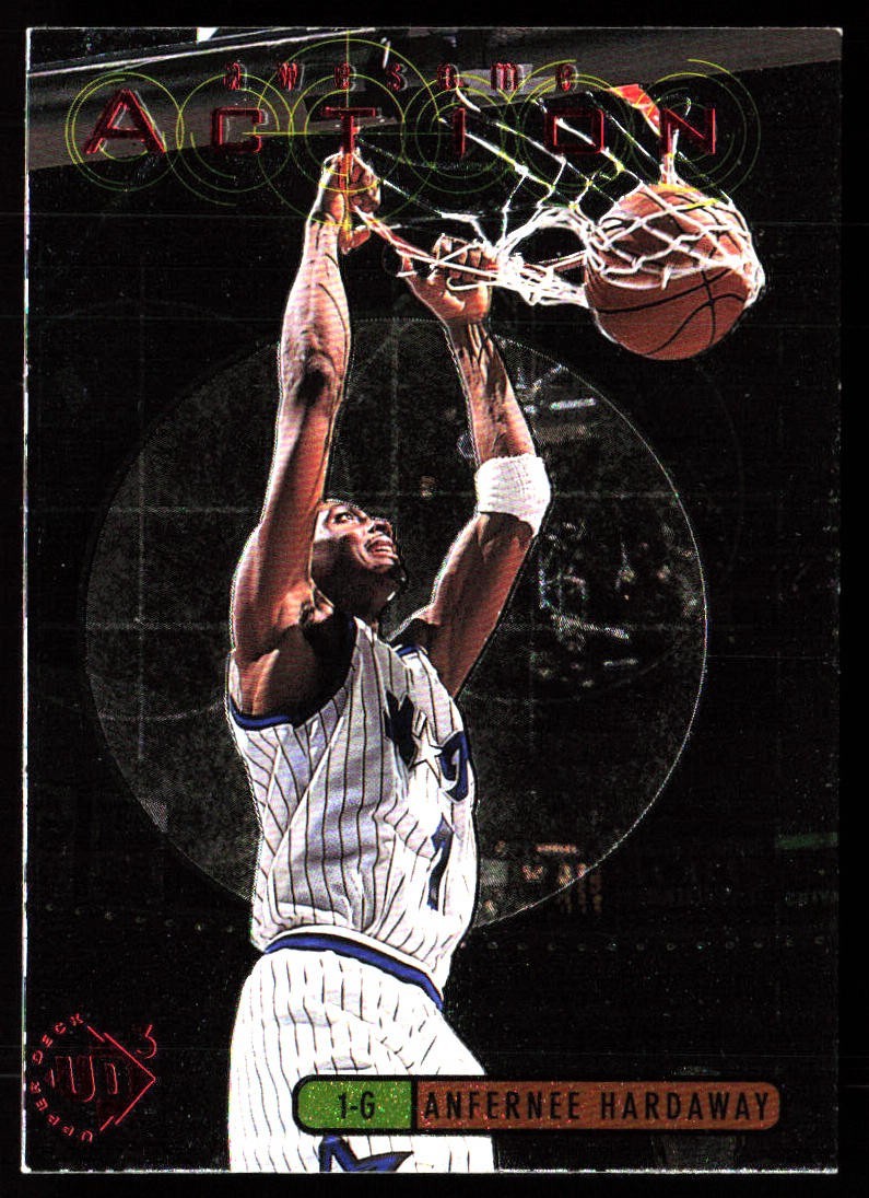 1997-98 Upper Deck UD3 Awesome Action Anfernee Hardaway #A11