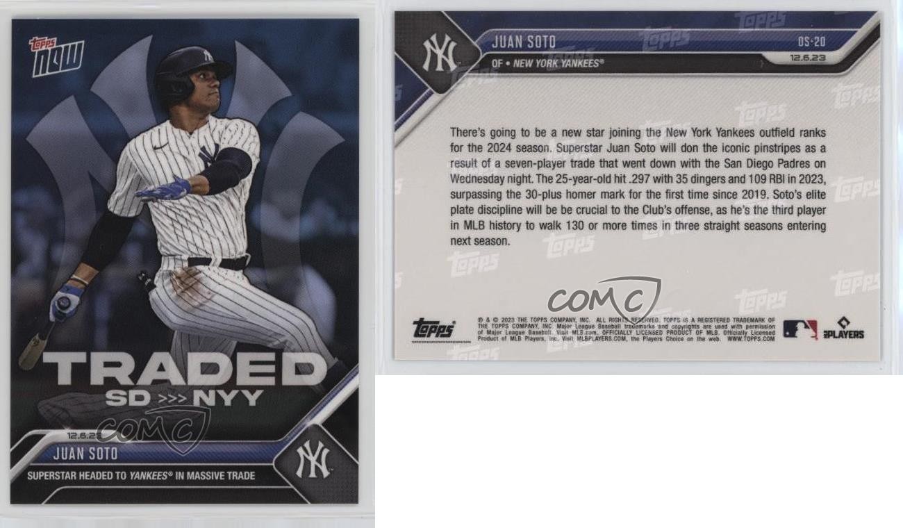 2023 Topps Now Off-Season /7212 Juan Soto #OS-20 0l7e