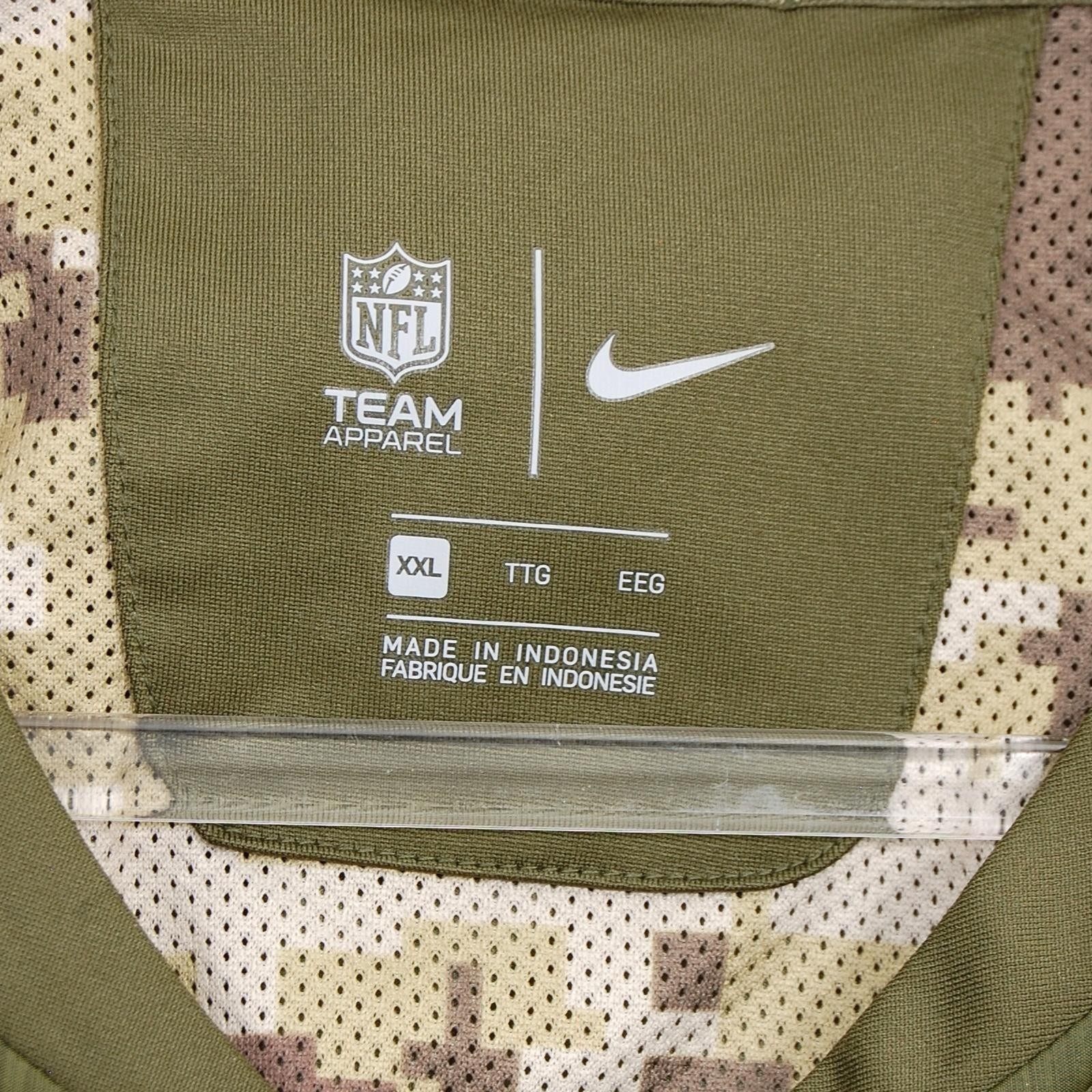 Denver Broncos Jacket Mens XXL Olive Green NFL Football Nike Salute to Service