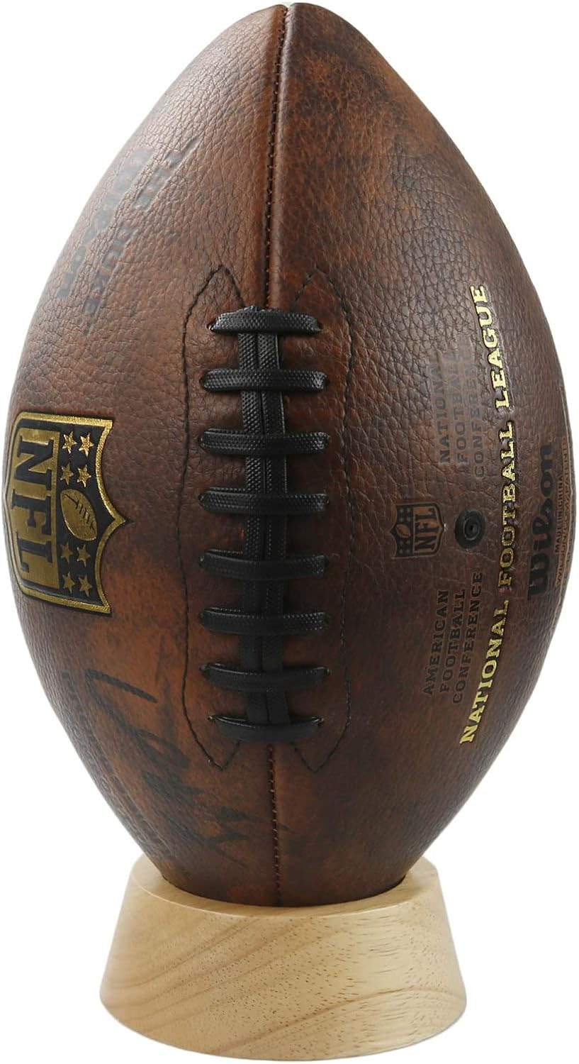 Wood Display Stand For Basketball Football Volleyball Soccer Ball Crystal Ball