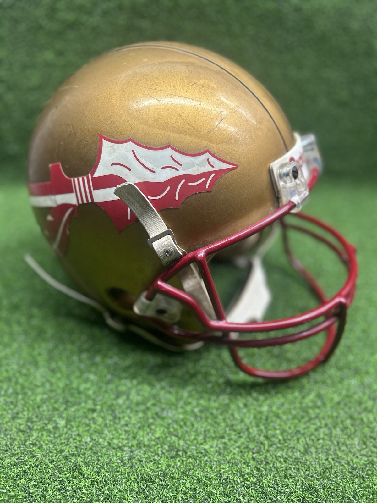 Vintage 90s Florida State Like Helmet Riddell VS-4 Used Football Decor 🚨READ🚨