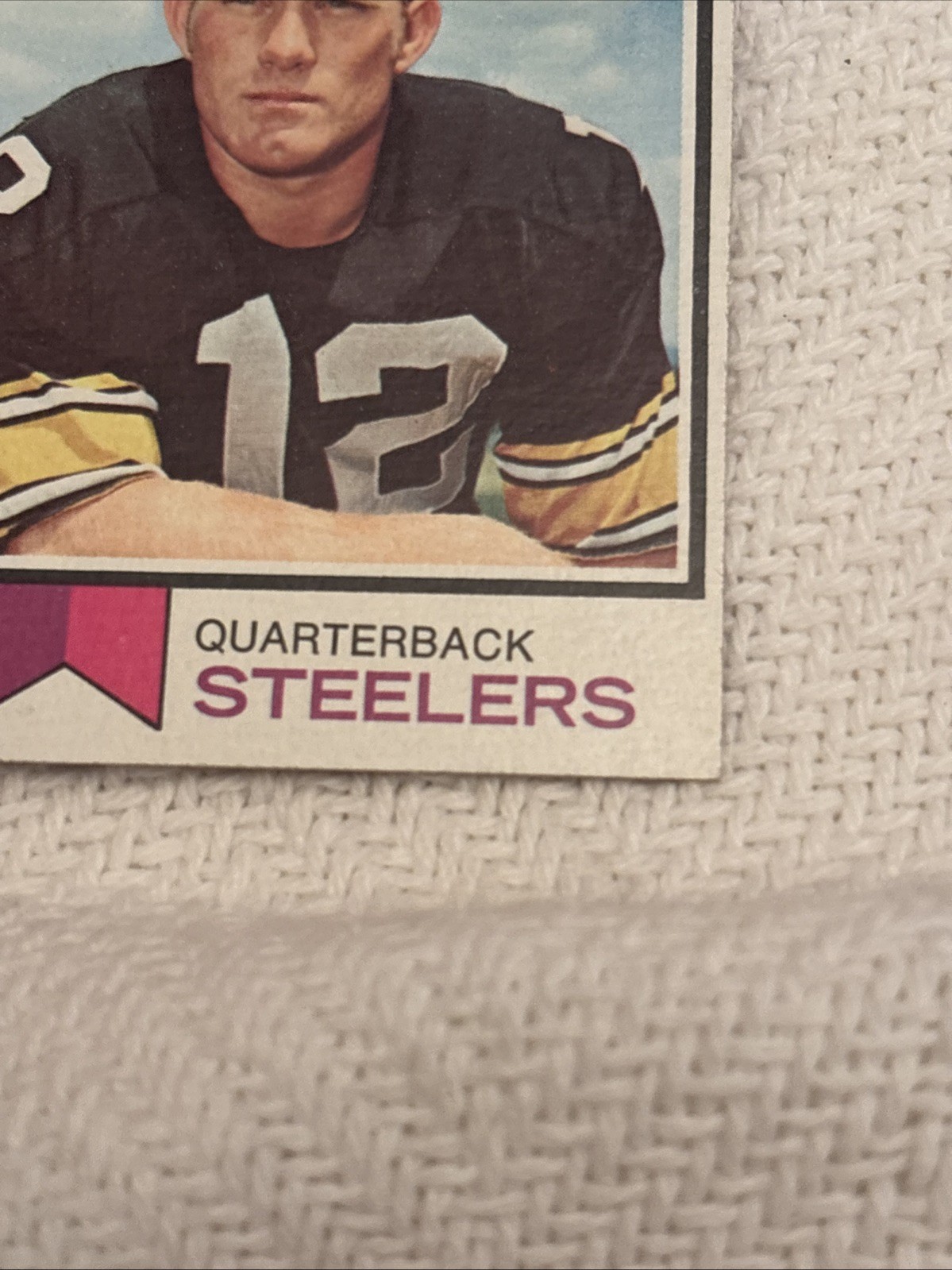 Terry Bradshaw 1973 Topps Football #15 – Pittsburgh Steelers (HOF)