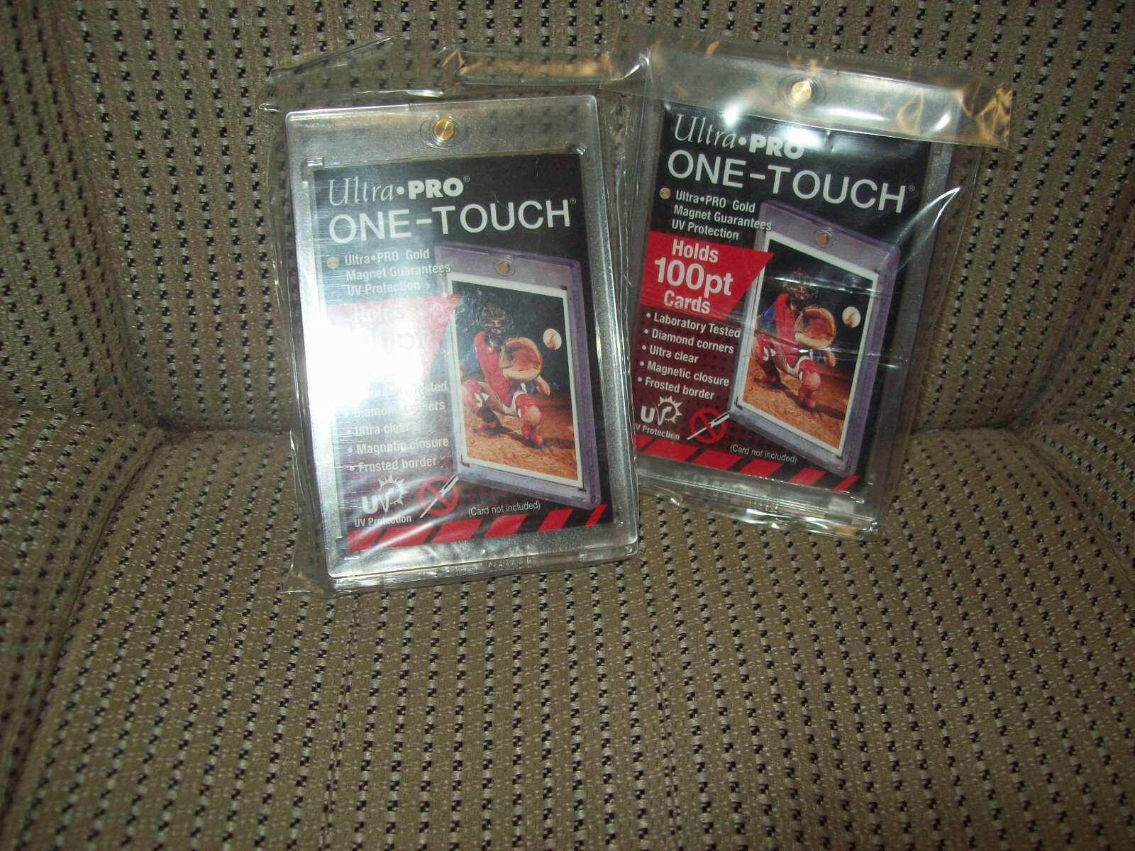Ultra Pro, Set of Two, 100 pt. One-Touch Magnetic UV Protected Card Holder