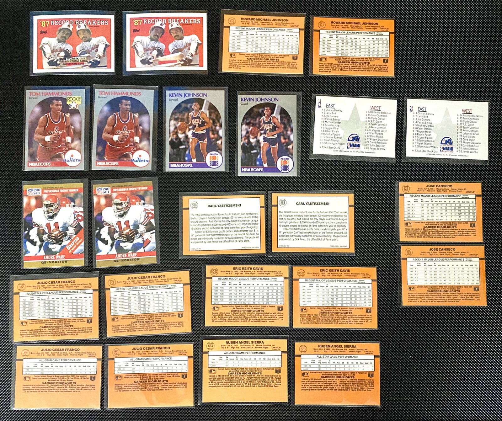 Amazing Lot (24) Junk Wax Errors & Variations EX-NM-MT Really Cool NBA MLB NFL